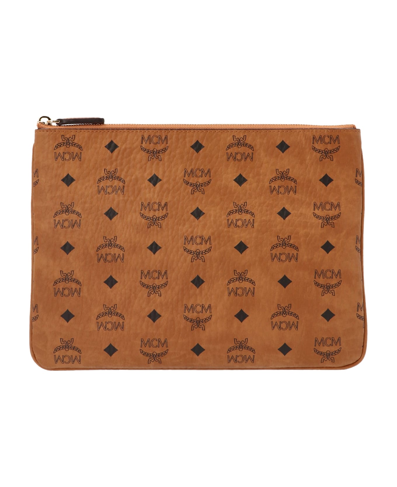 MCM Medium Pouch Shoulder Bag - Brown