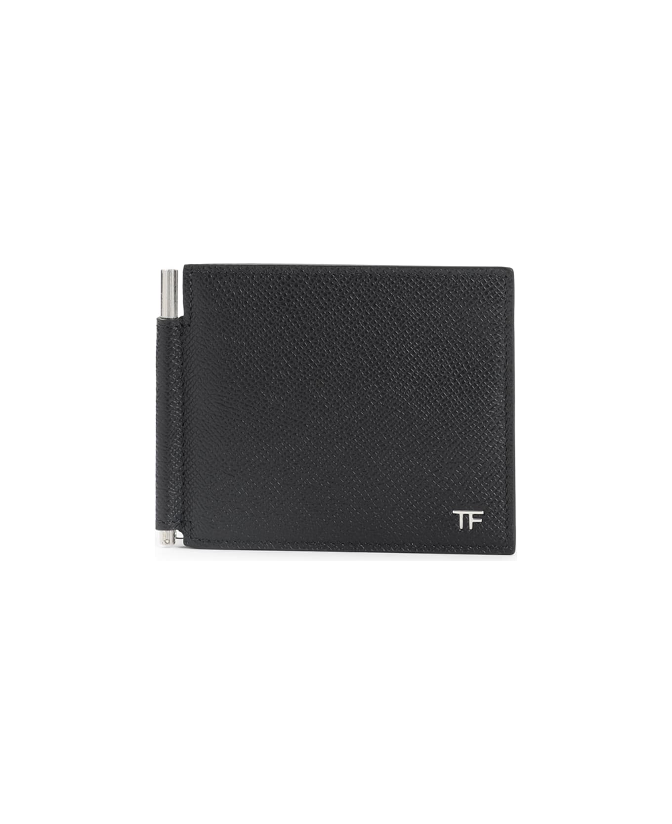 Tom Ford Calf Leather Wallet - Naa Black
