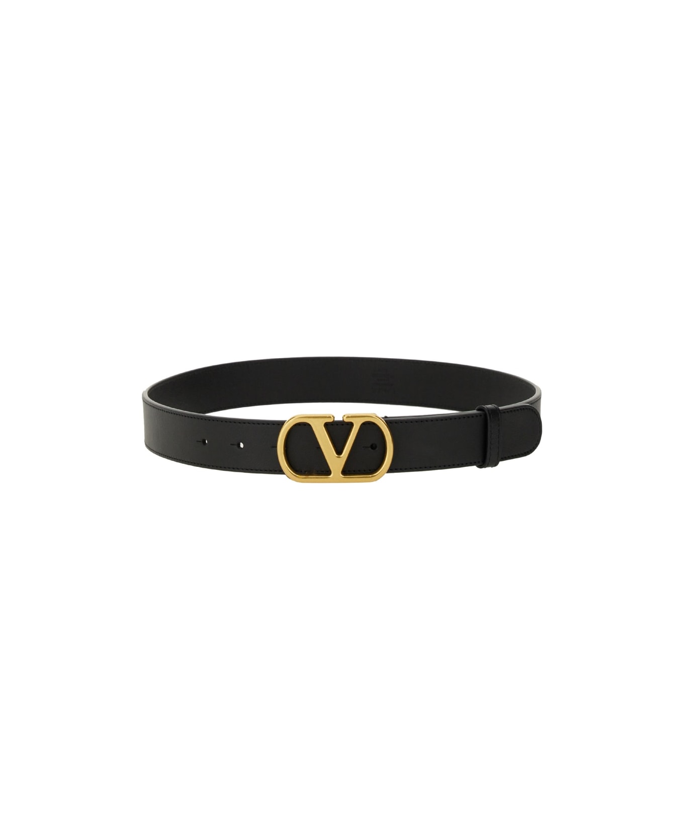 Valentino Garavani "vlogo Signature" Belt - BLACK