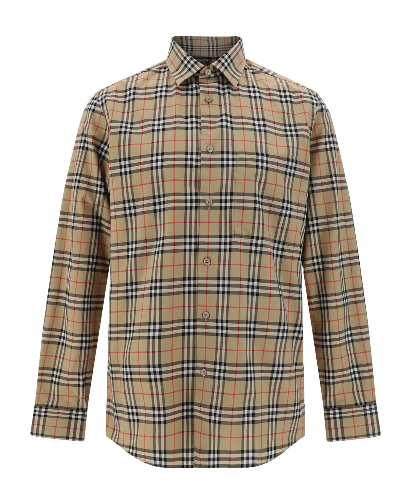 Burberry Simson Casual Shirts - Archive Beige Ip Chk