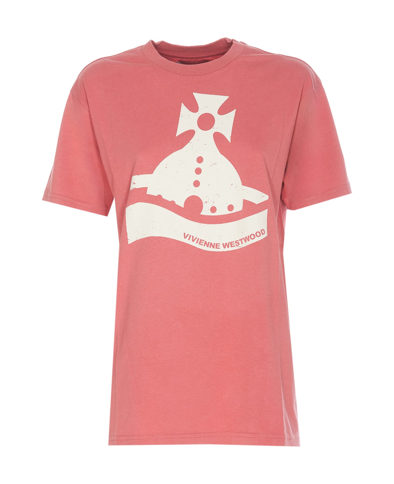 Vivienne Westwood Sunken Orb T-shrit - Pink