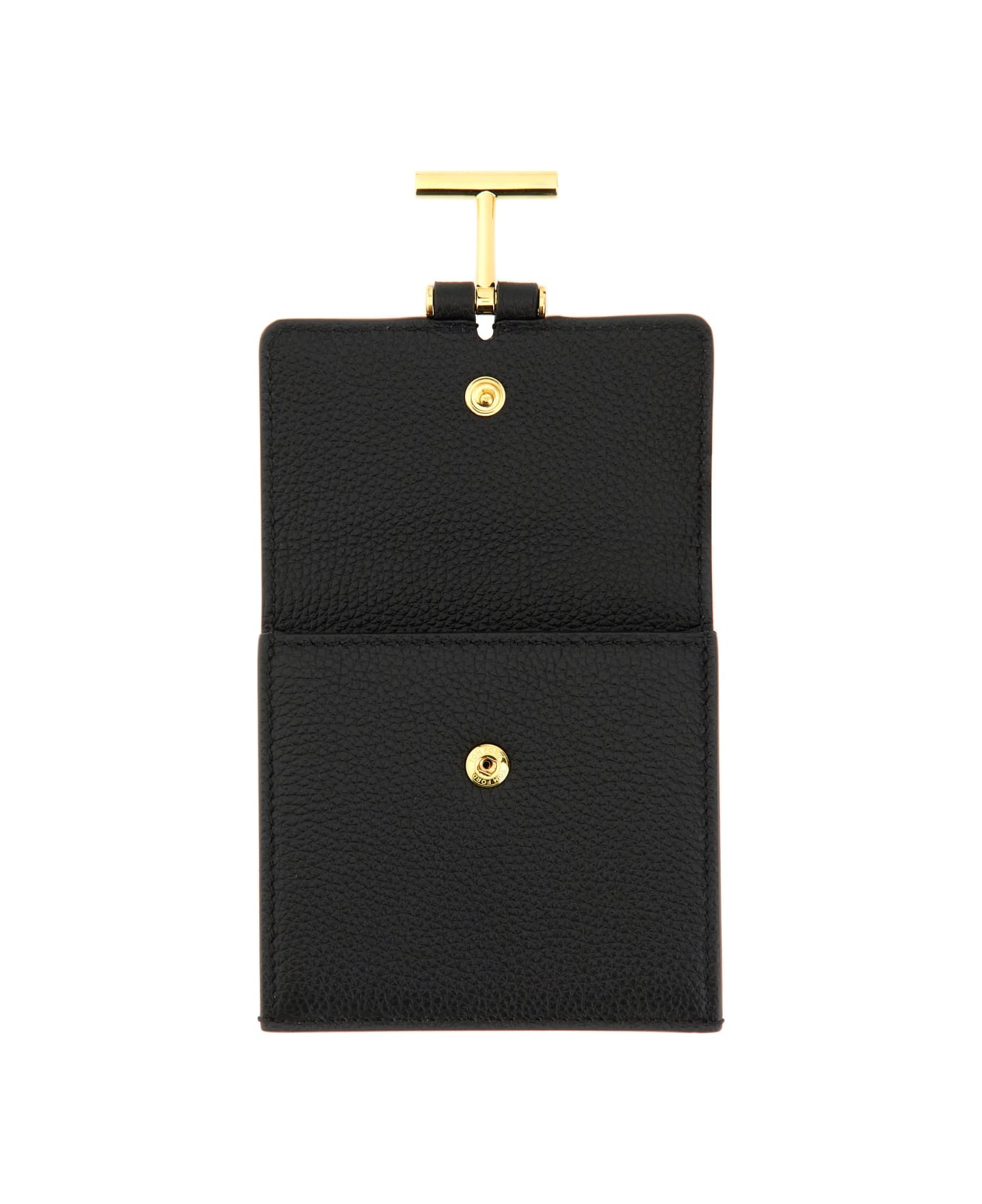 Tom Ford Leather Card Holder - BLACK