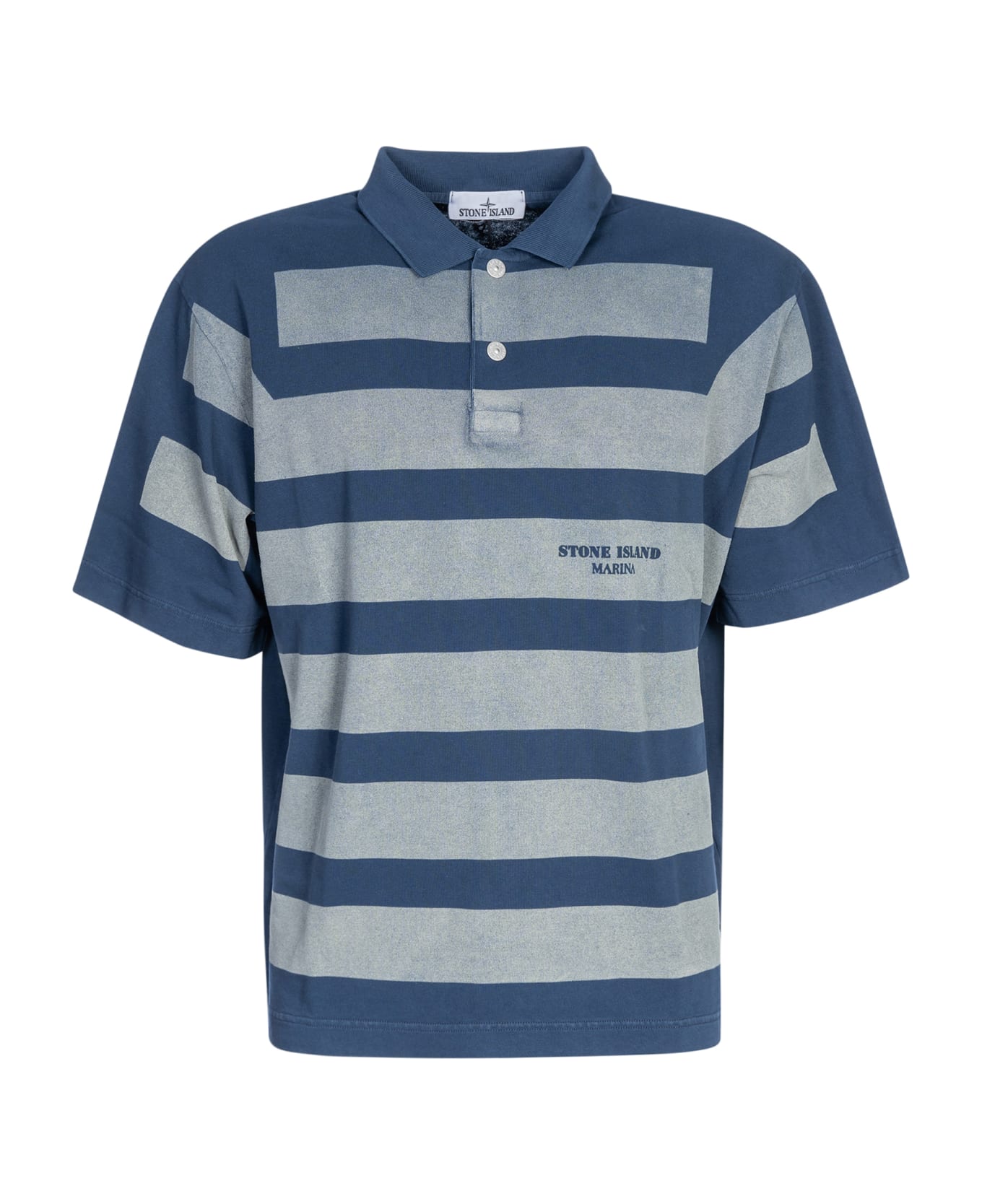 Stone Island Stripe Polo Shirt