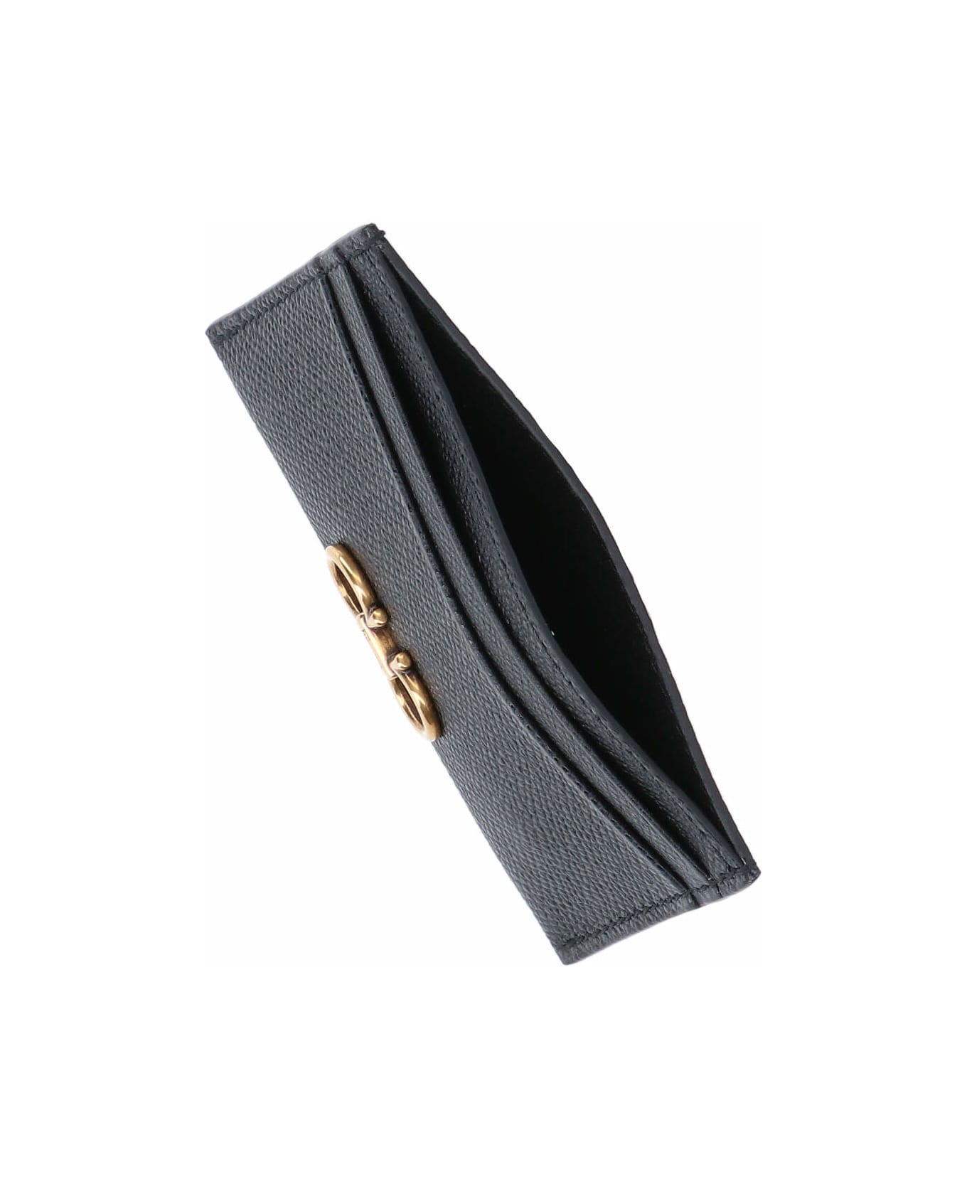 Ferragamo "gancini" Card Holder - Black  