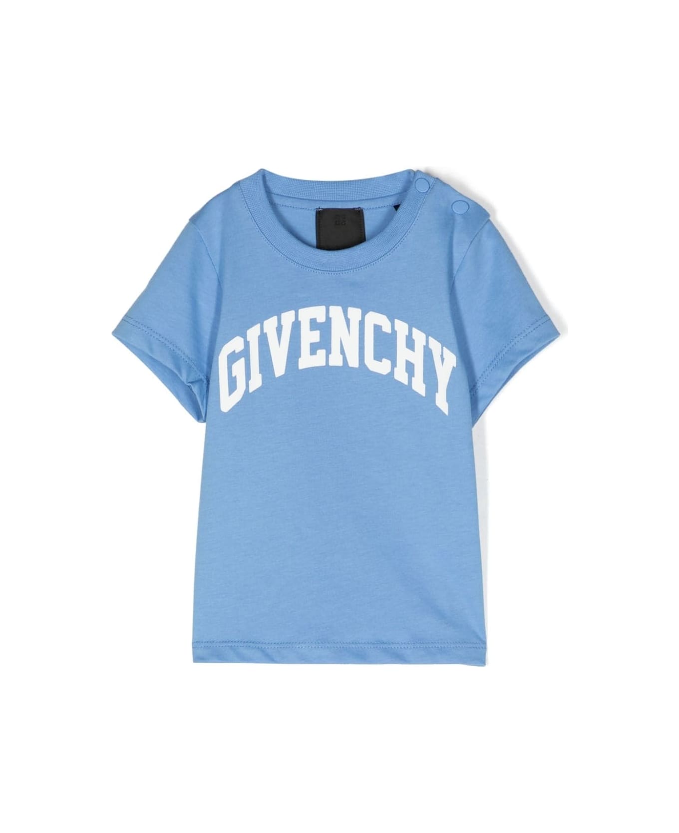 Givenchy T-shirt With Print - Azzurro