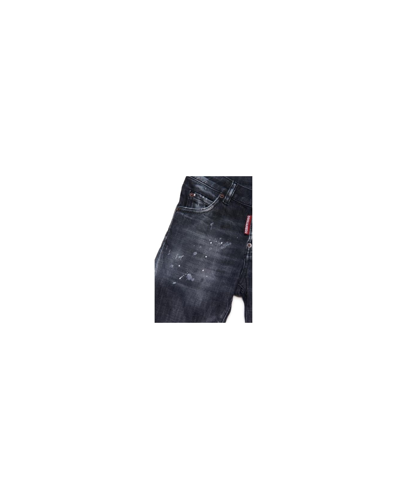 Dsquared2 Jeans Con Logo - Black