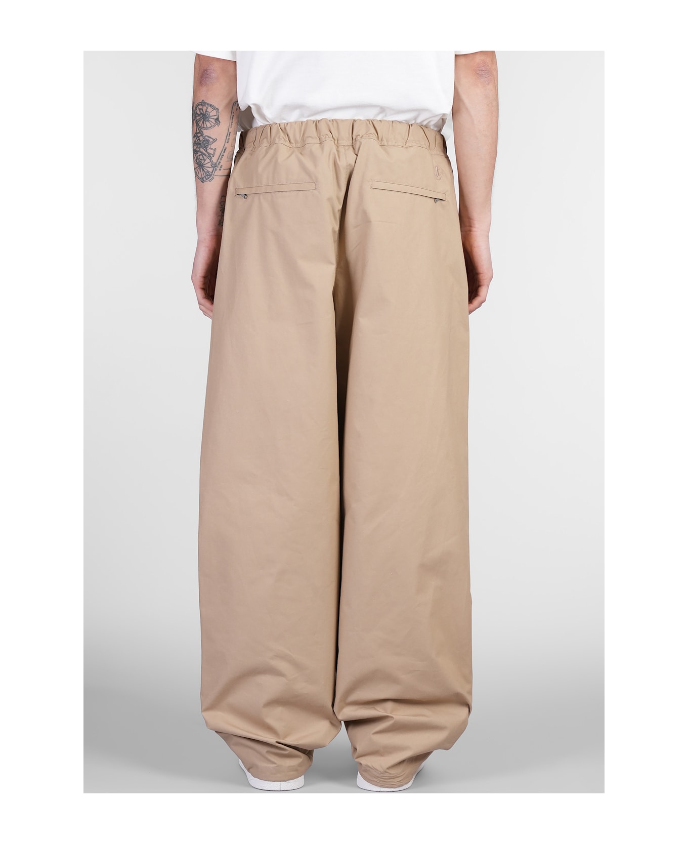 Jil Sander Pants In Beige Cotton - beige