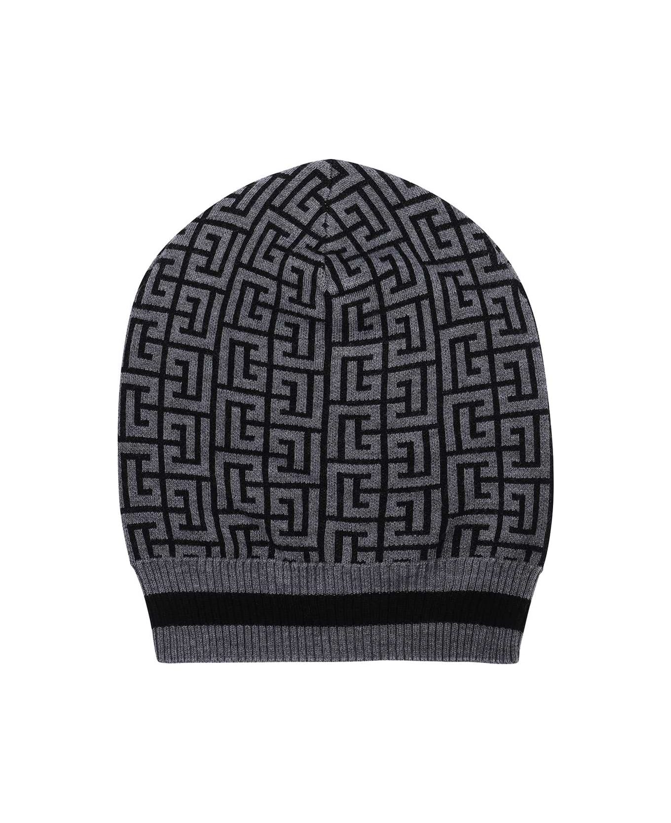 Balmain Wool Hat - black