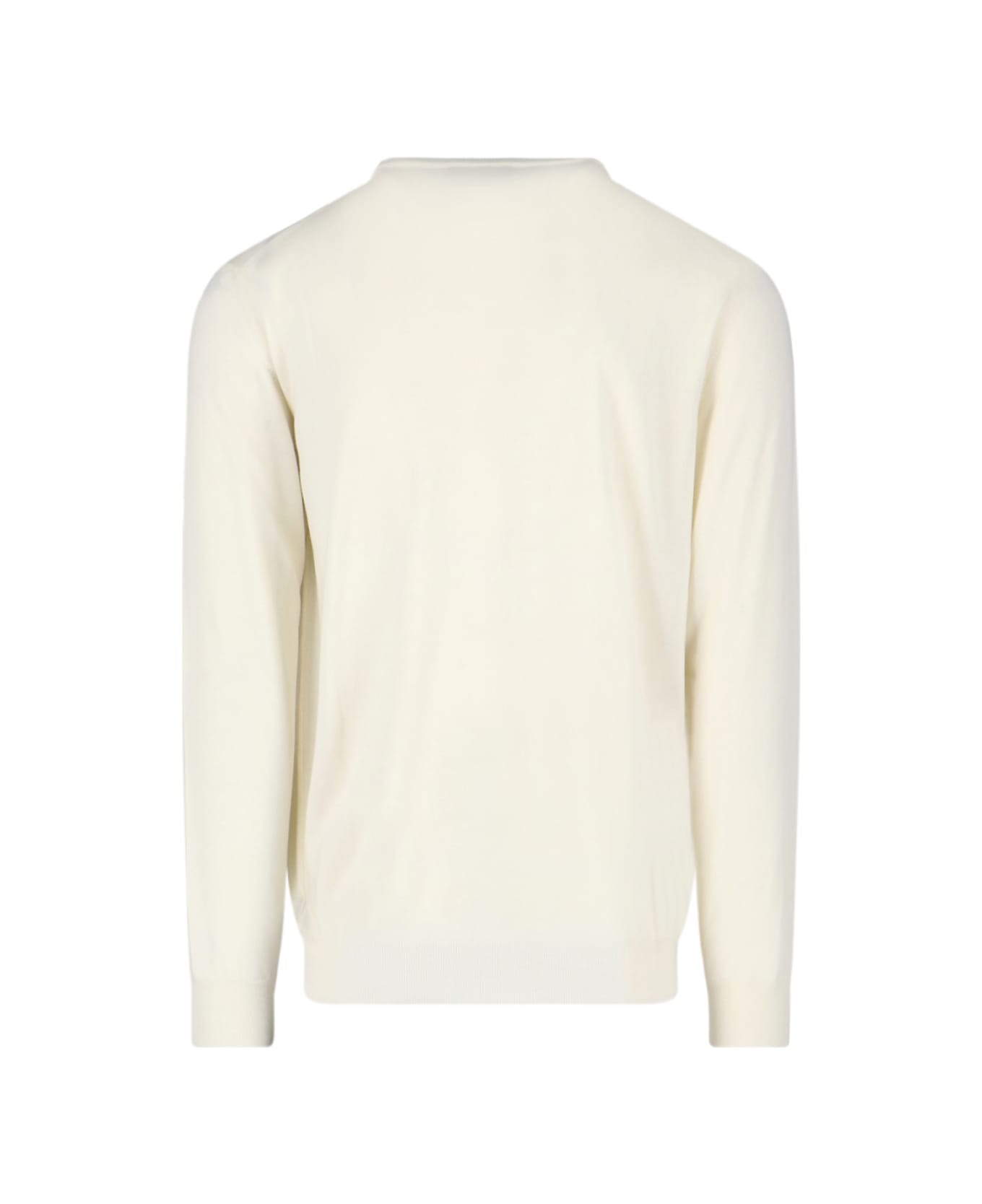 Zanone Virgin Wool Sweater - Cream ニットウェア