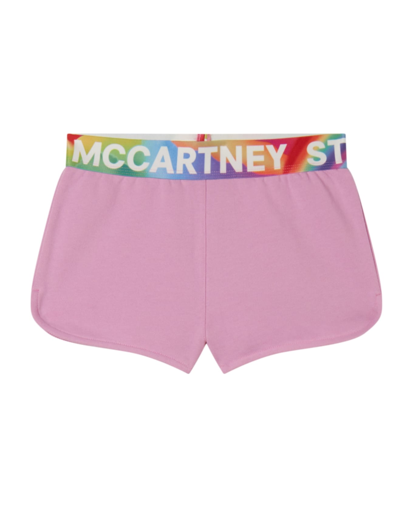 Stella McCartney Kids Bermuda Shorts With Print - Pink