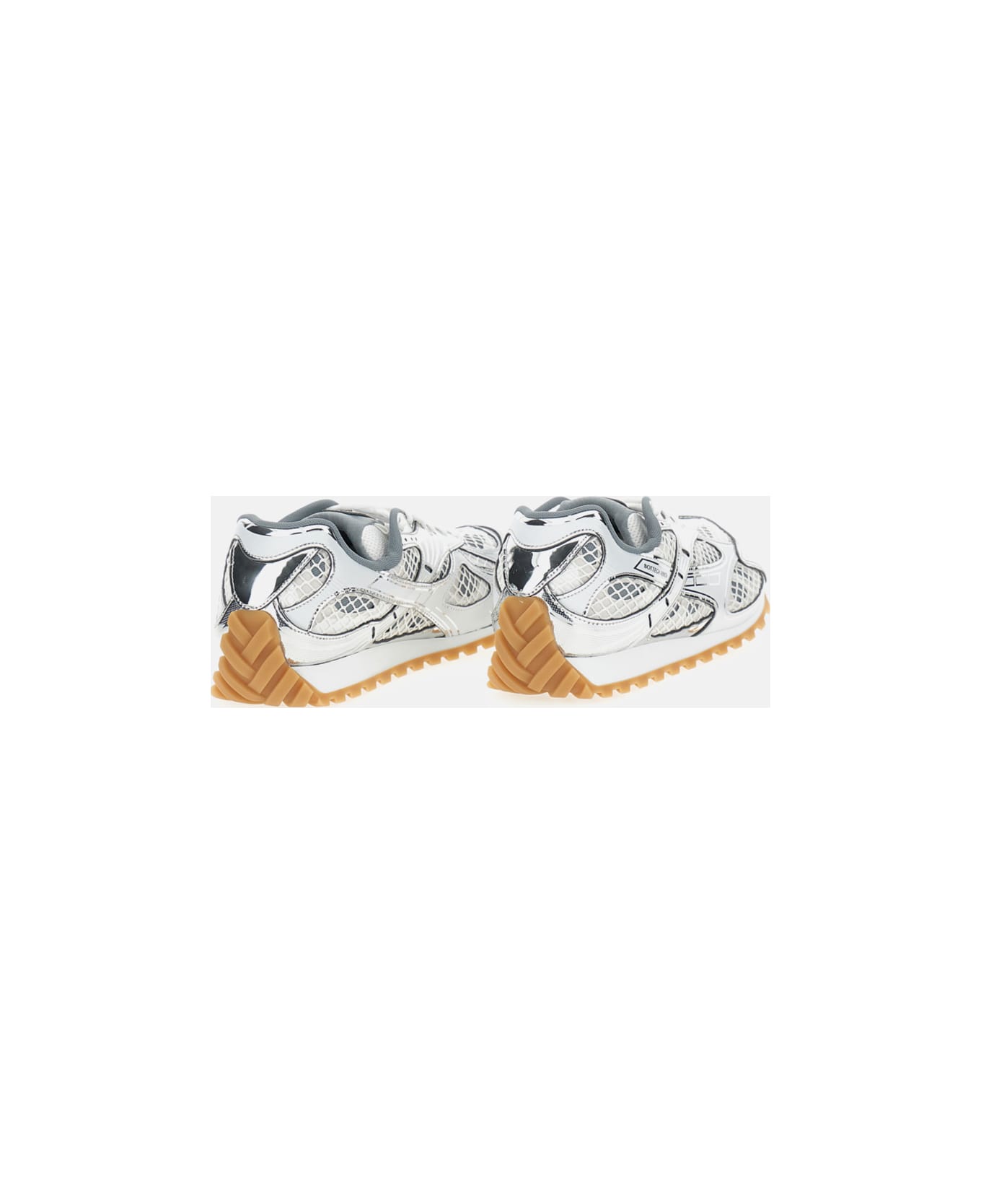 Bottega Veneta Orbit Sneakers - Silver