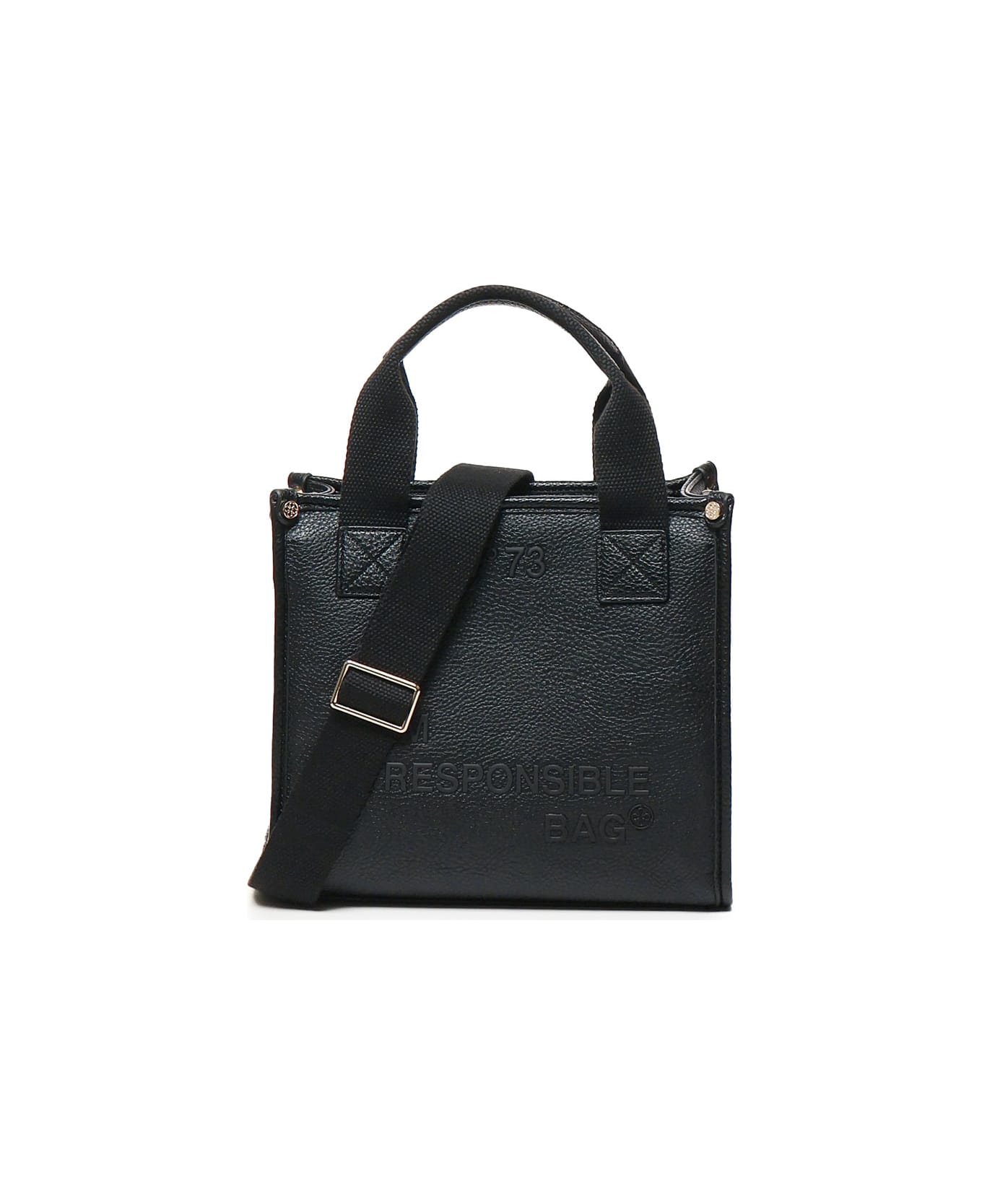 V73 Responsibility Now Shopping Bag - Black