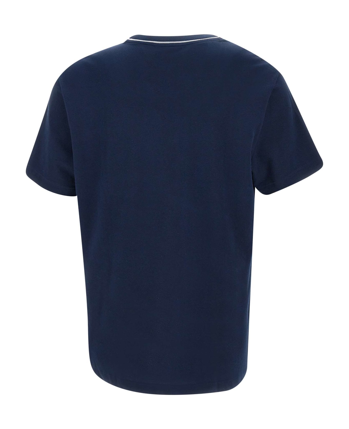 Lacoste Cotton T-shirt - BLUE シャツ