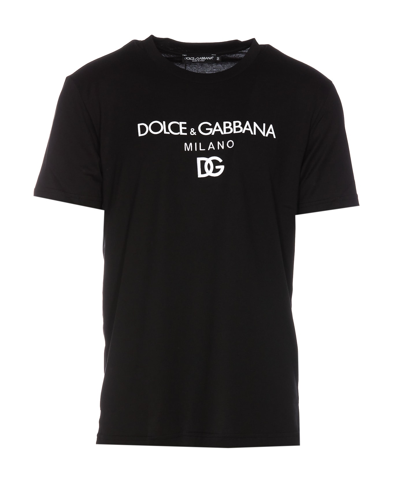 Dolce & Gabbana Dg Embroidery Logo T-shirt - Nero