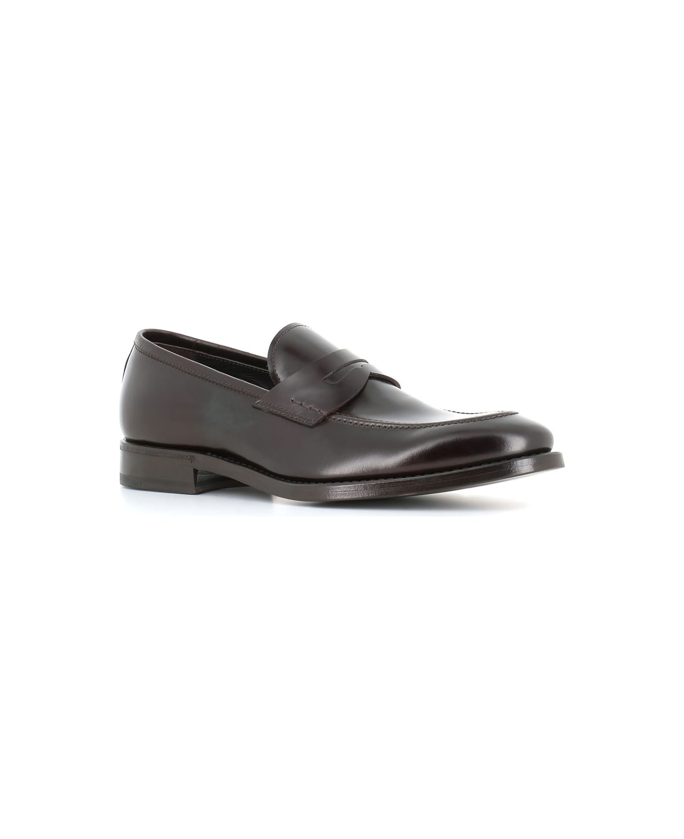 Henderson Baracco Classic Penny Loafers - Brown