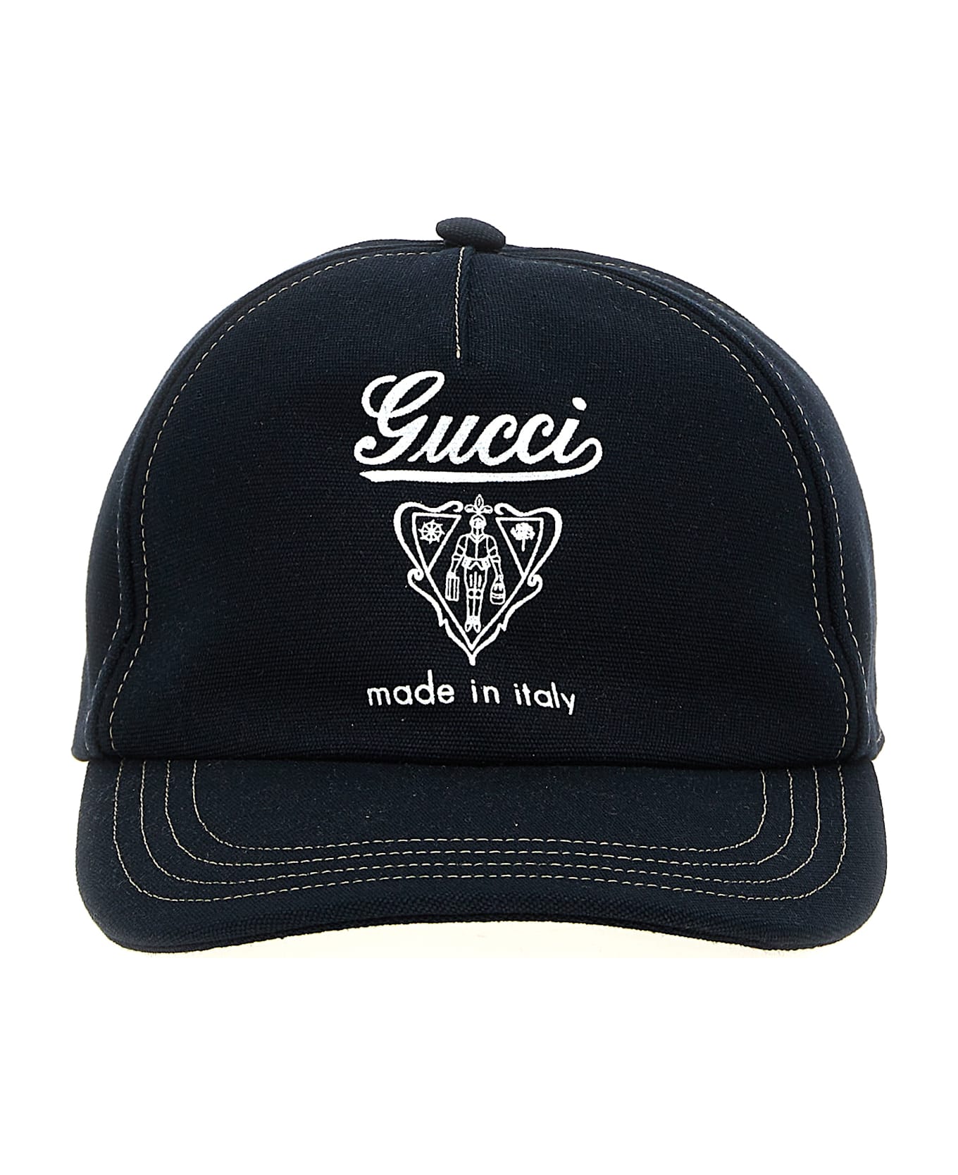 Gucci Coat Of Arms Cap - Blue