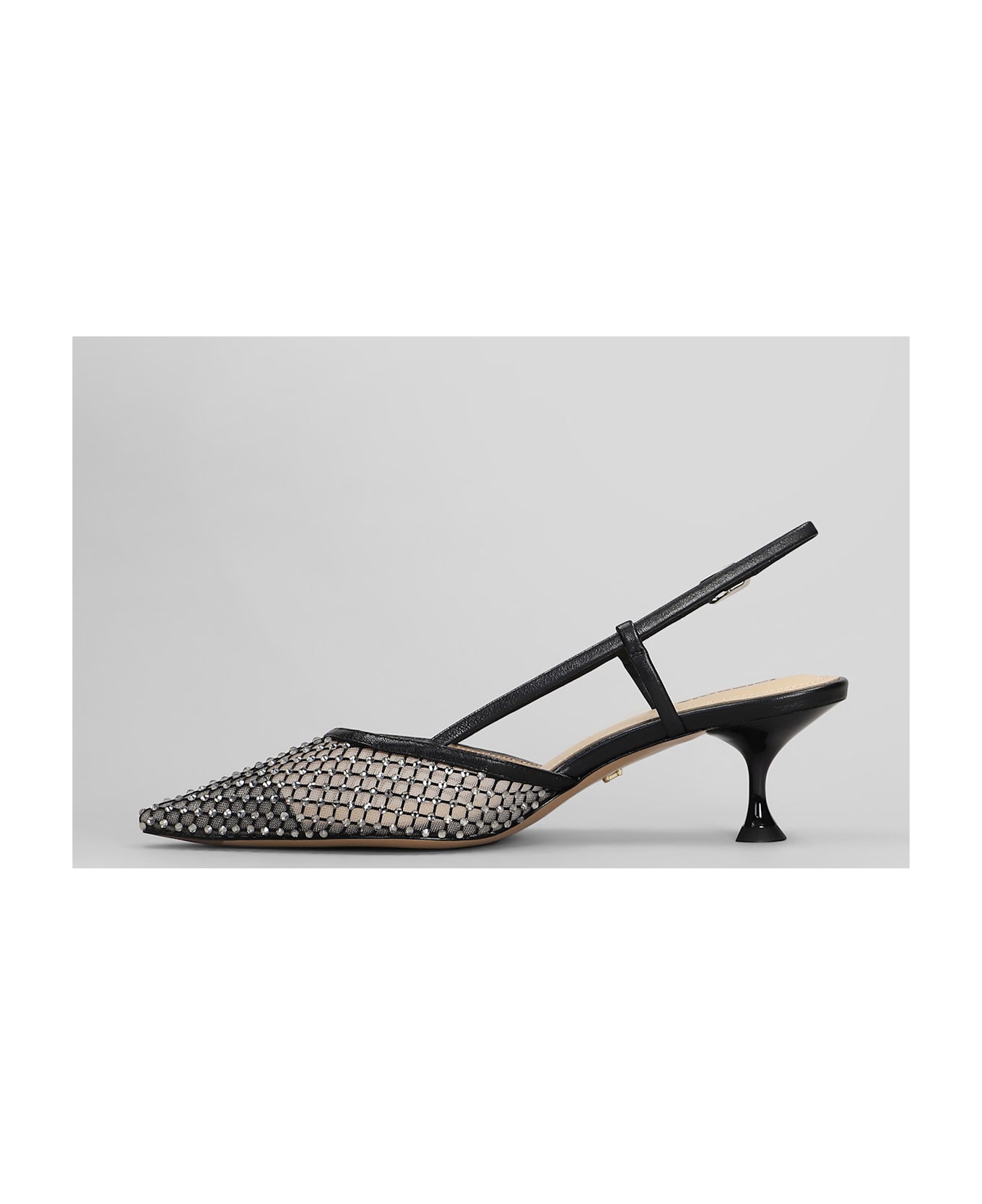 Lola Cruz Carmen Pump 55 Pumps In Black Leather - black