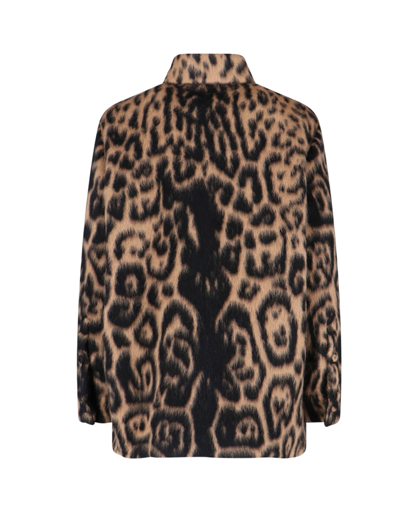 Fendi Virgin Wool Blend Jacket - Brown ブレザー