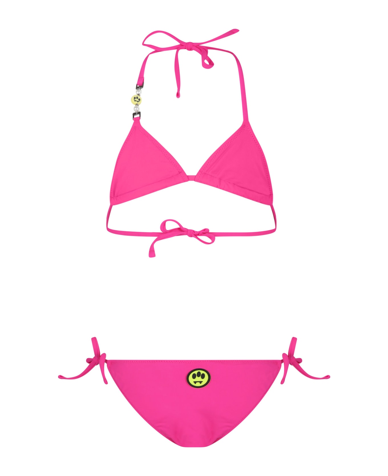Barrow Fuchsia Bikini For Girl With Smiley - Fuchsia 水着