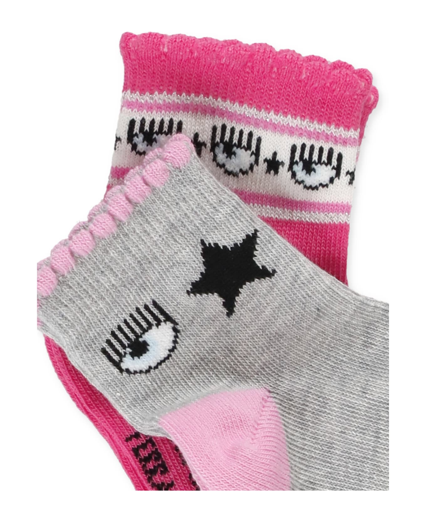 Chiara Ferragni Eyestar Logoed Socks - MultiColour アクセサリー＆ギフト