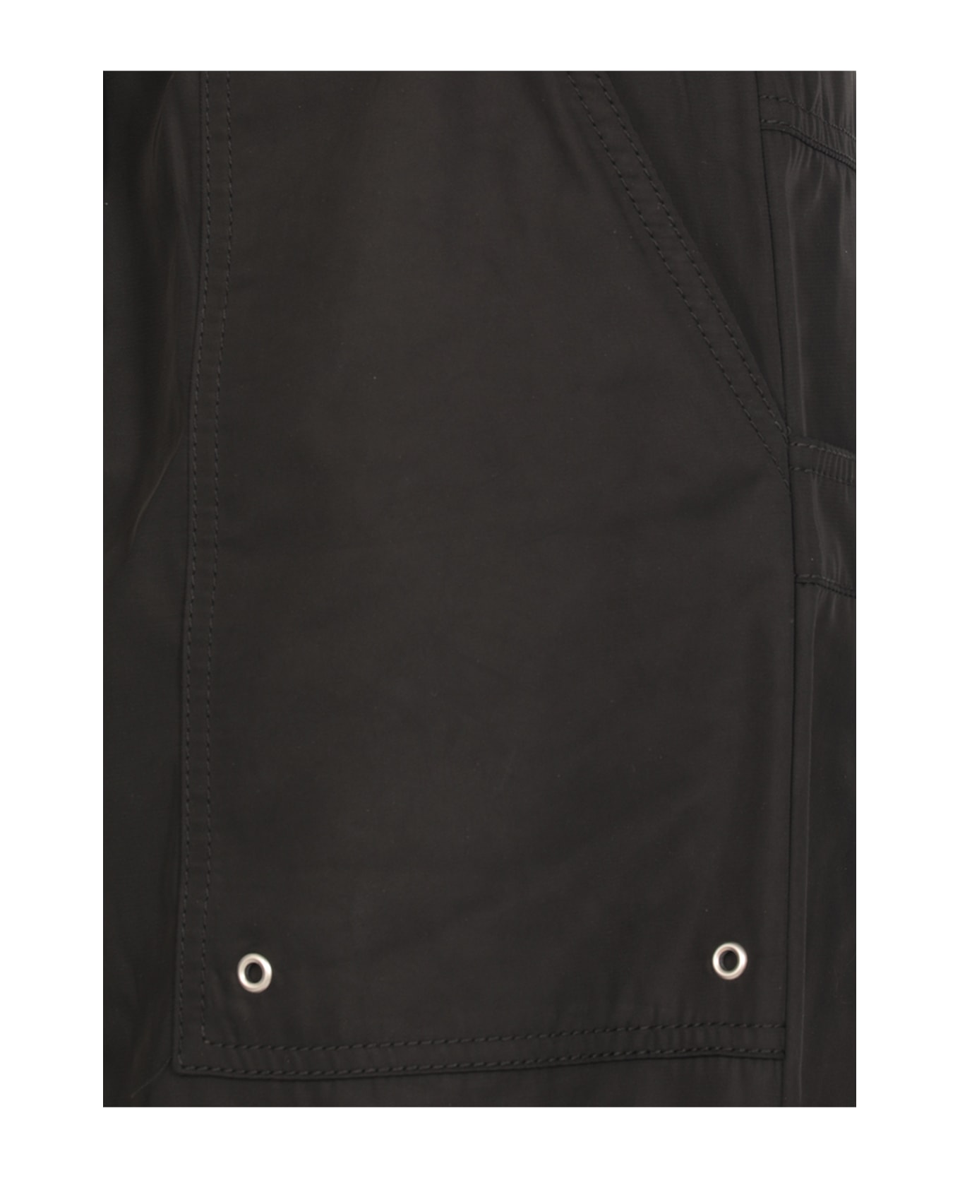 The Attico Flared Cargo Pants - Black