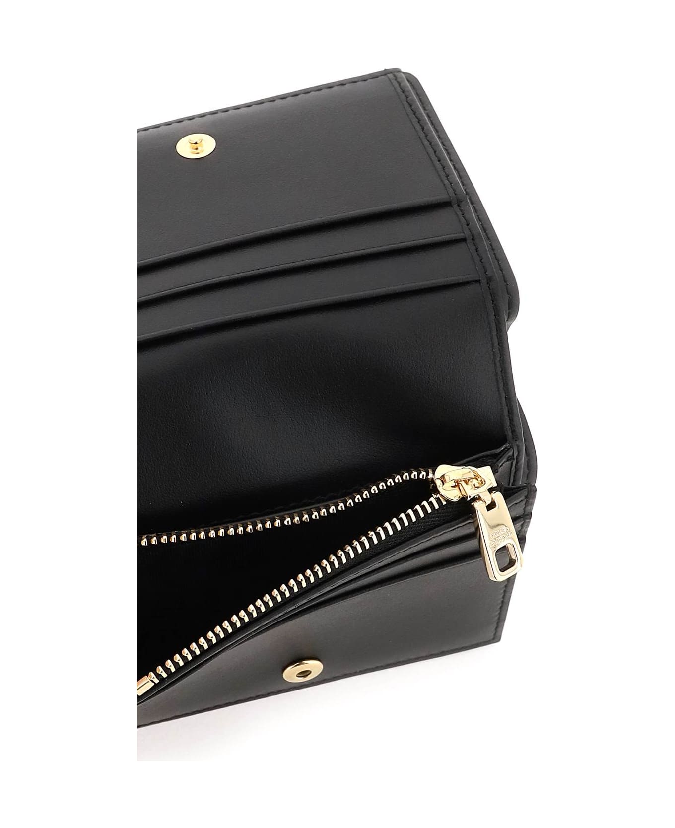 Dolce & Gabbana Logo-embossed Bifold Wallet - black 財布