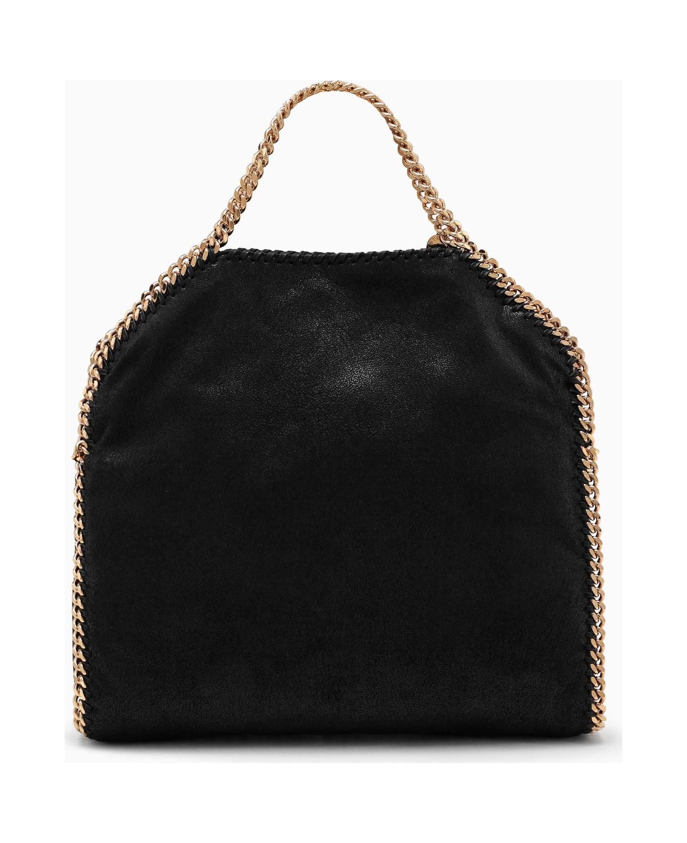 Stella McCartney Black\/gold Falabella Fold Over Bag - Black