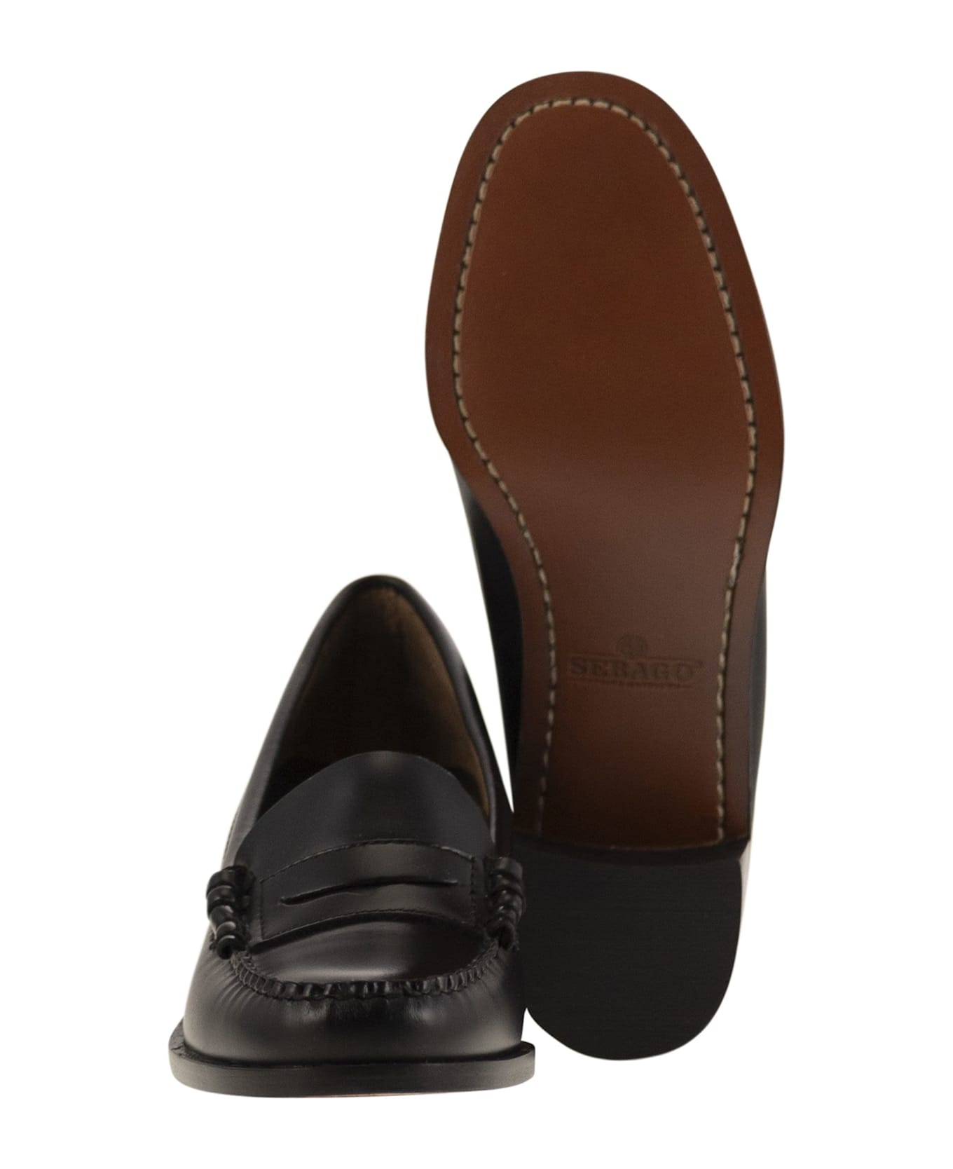 Sebago Egle - Leather Moccasin - Black