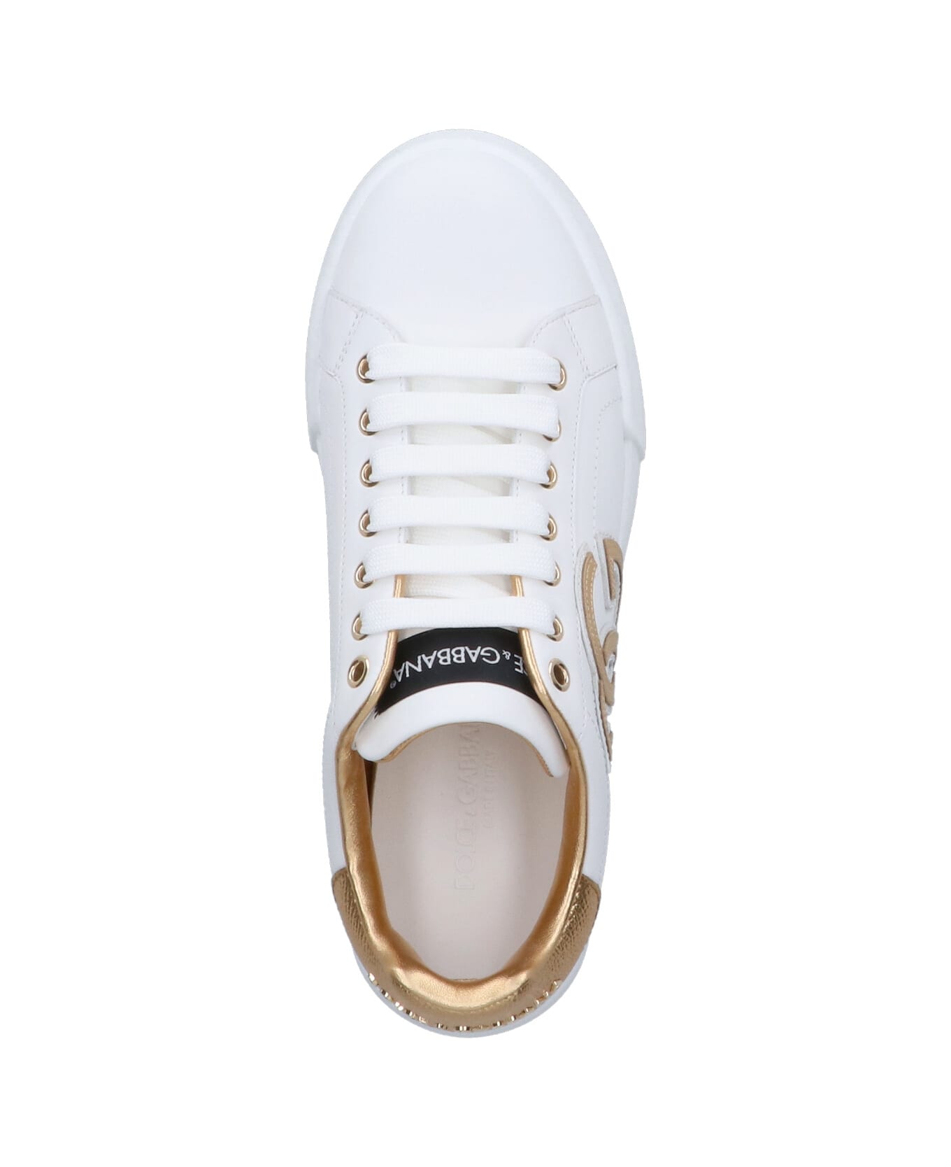 Dolce 
Gabbana 
portofino
 Sneakers - White / Gold