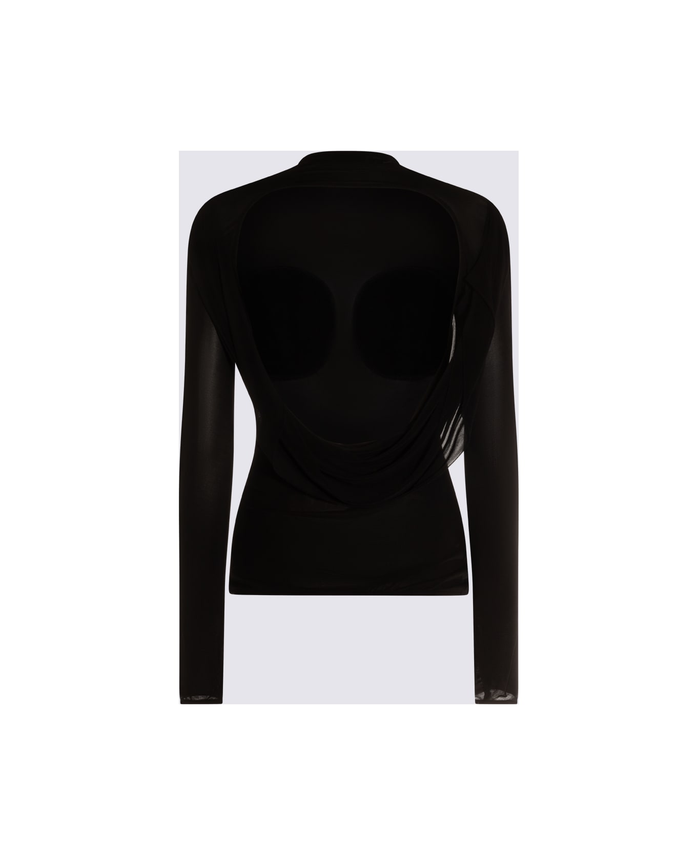 Jean Paul Gaultier Black Viscose Top - Black