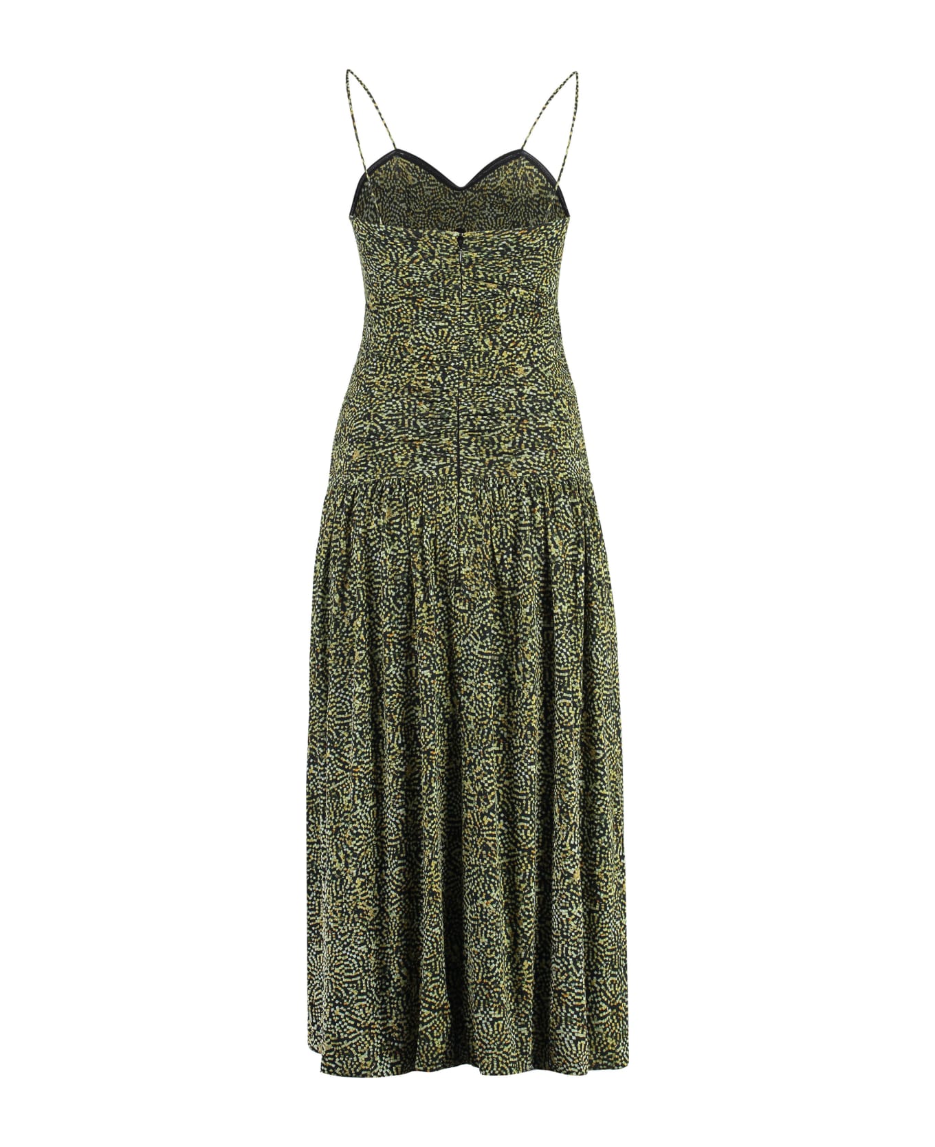 Isabel Marant Elisabeth Jersey Dress - green ワンピース＆ドレス
