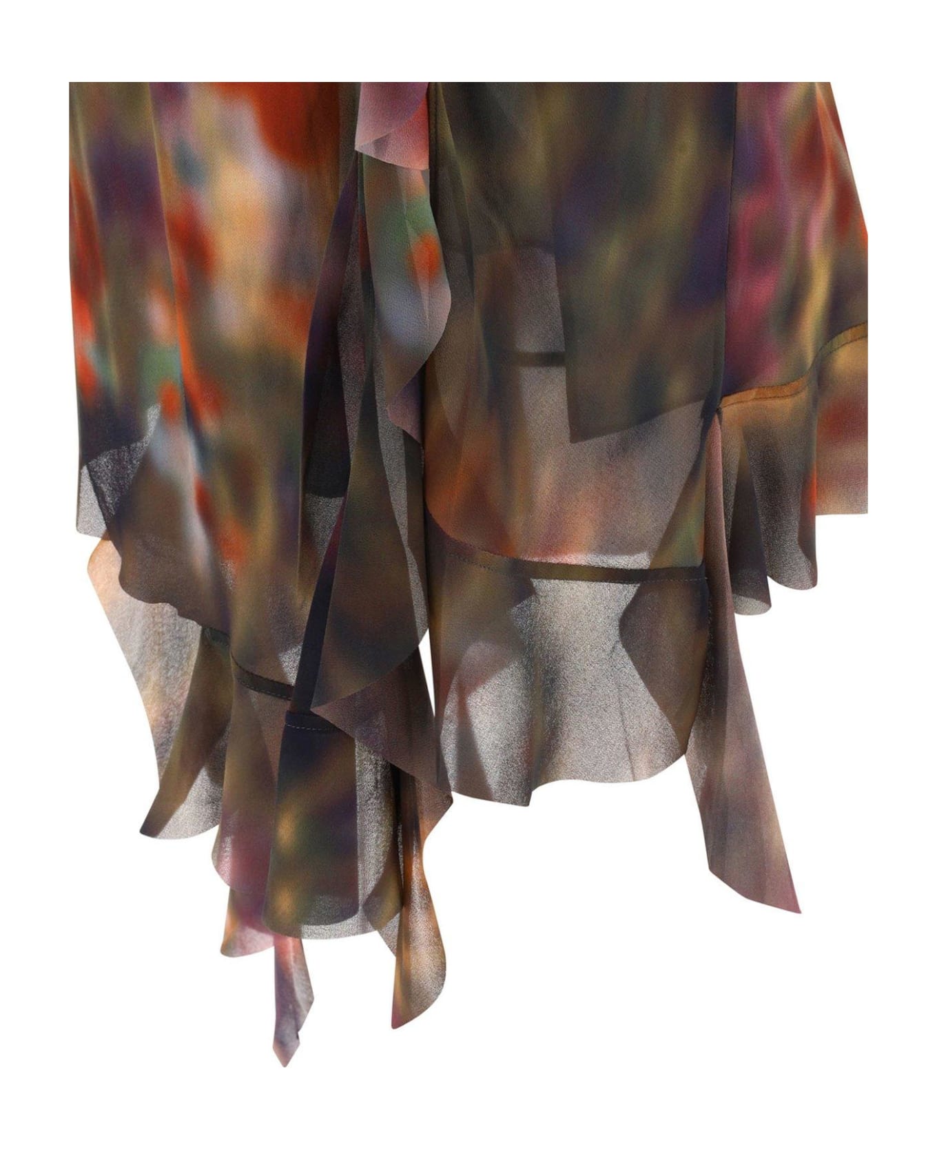 Acne Studios Abstract Printed Sleeveless Midi Dress - MultiColour