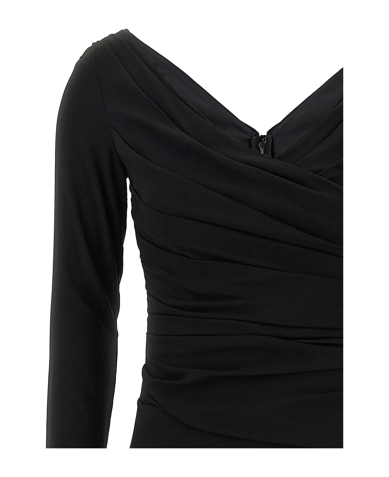 Dolce 
Gabbana Draped Dress - Black  