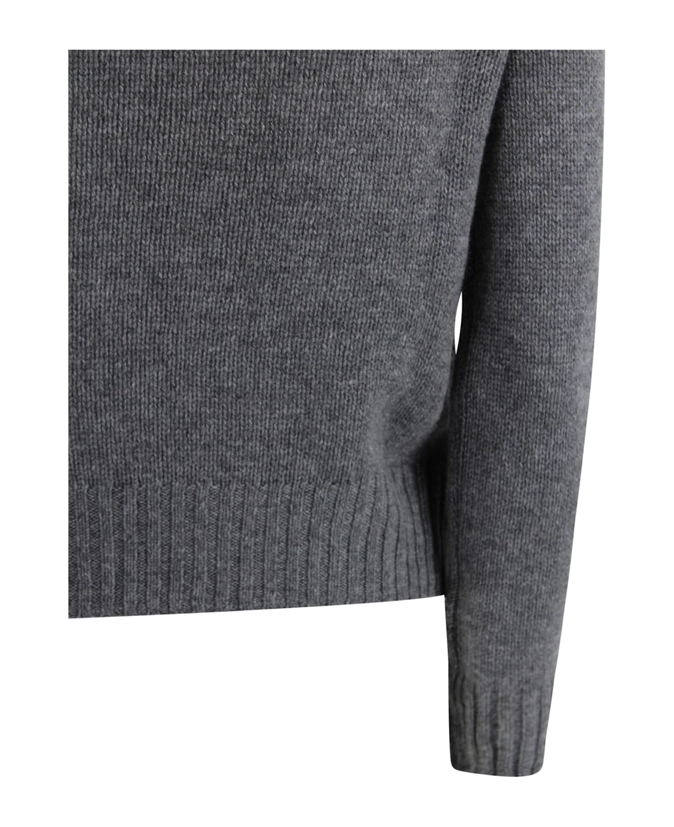Be You Cashmere Crew Neck Sweater - Grey