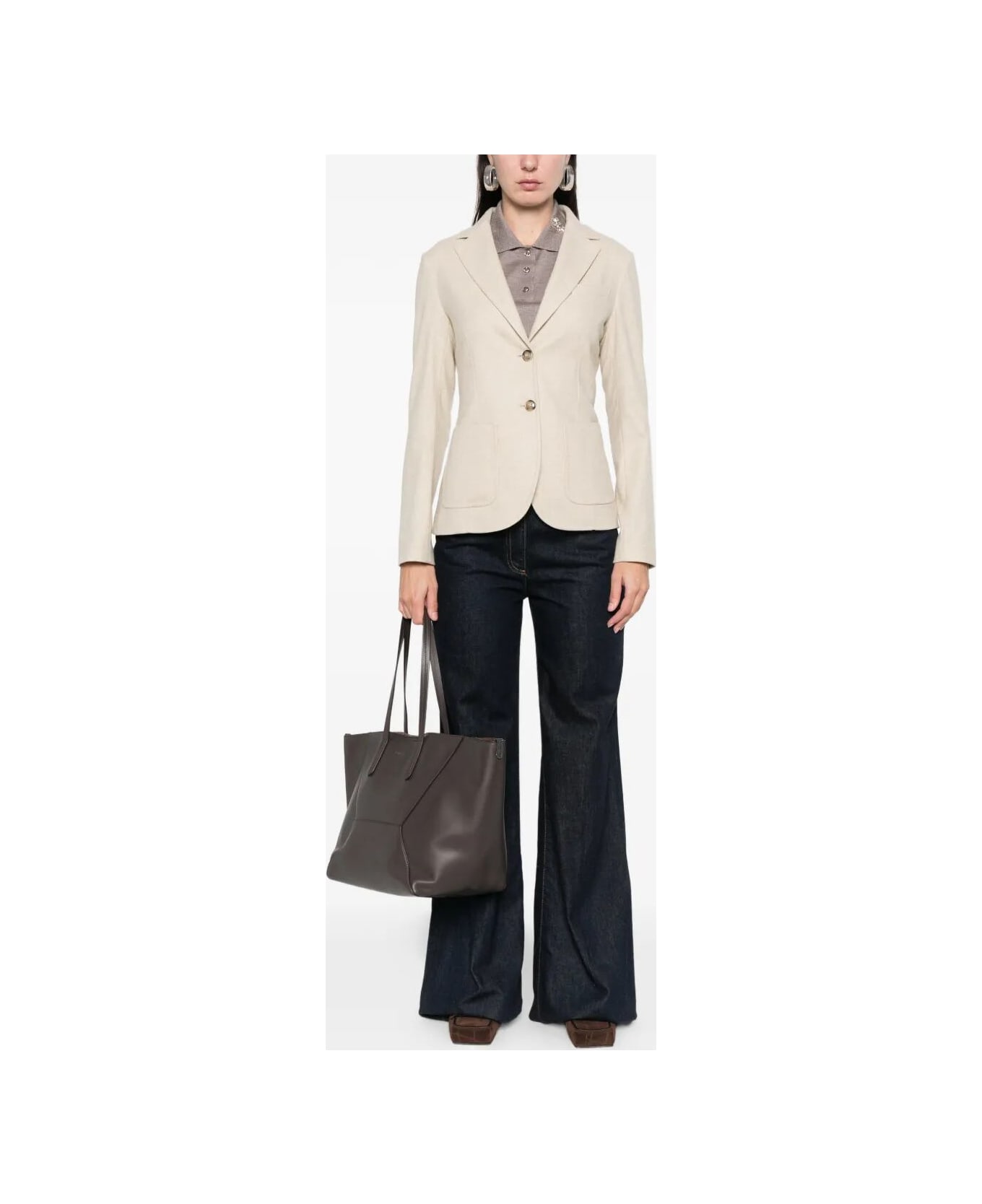 Circolo 1901 Slim Fit Jacket - Naturale