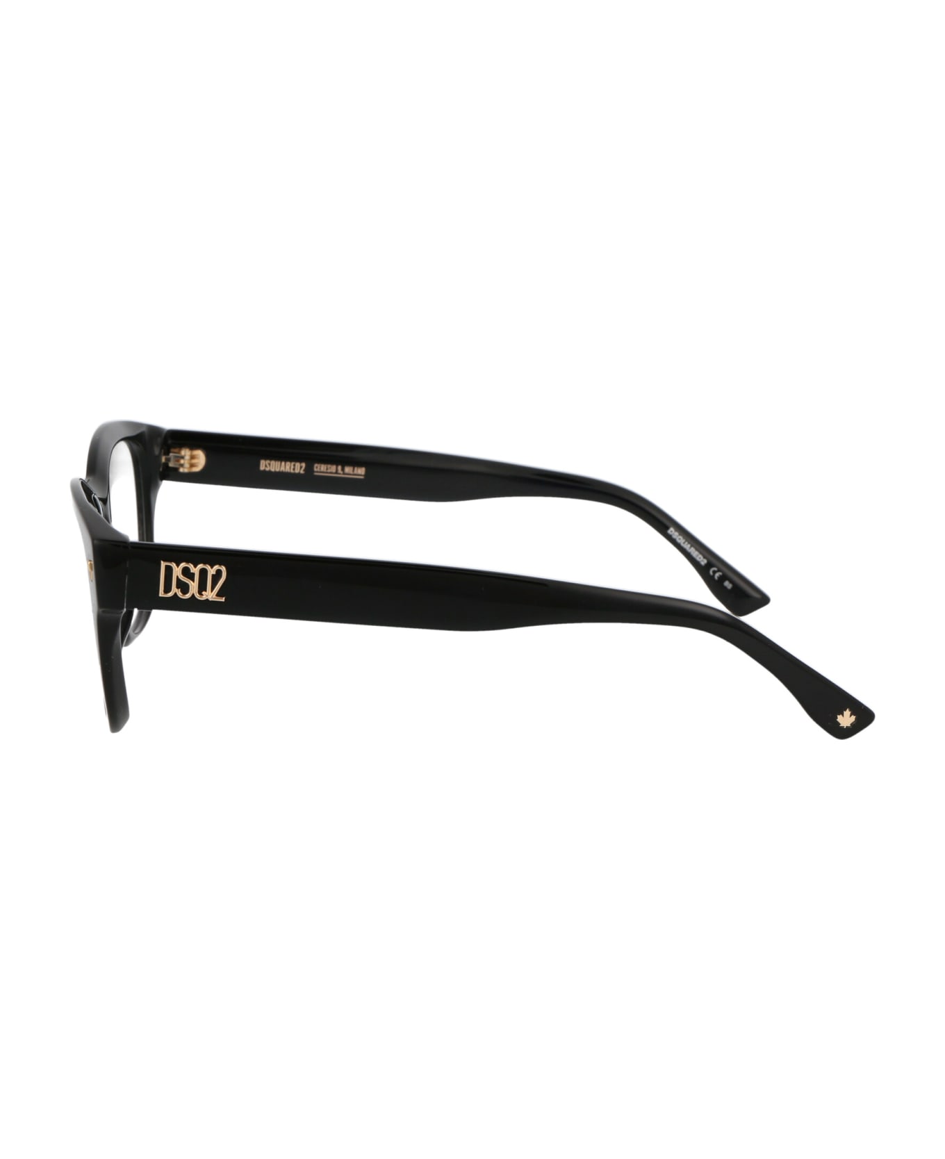 Dsquared2 Eyewear D2 0065 Glasses - 807 BLACK アイウェア