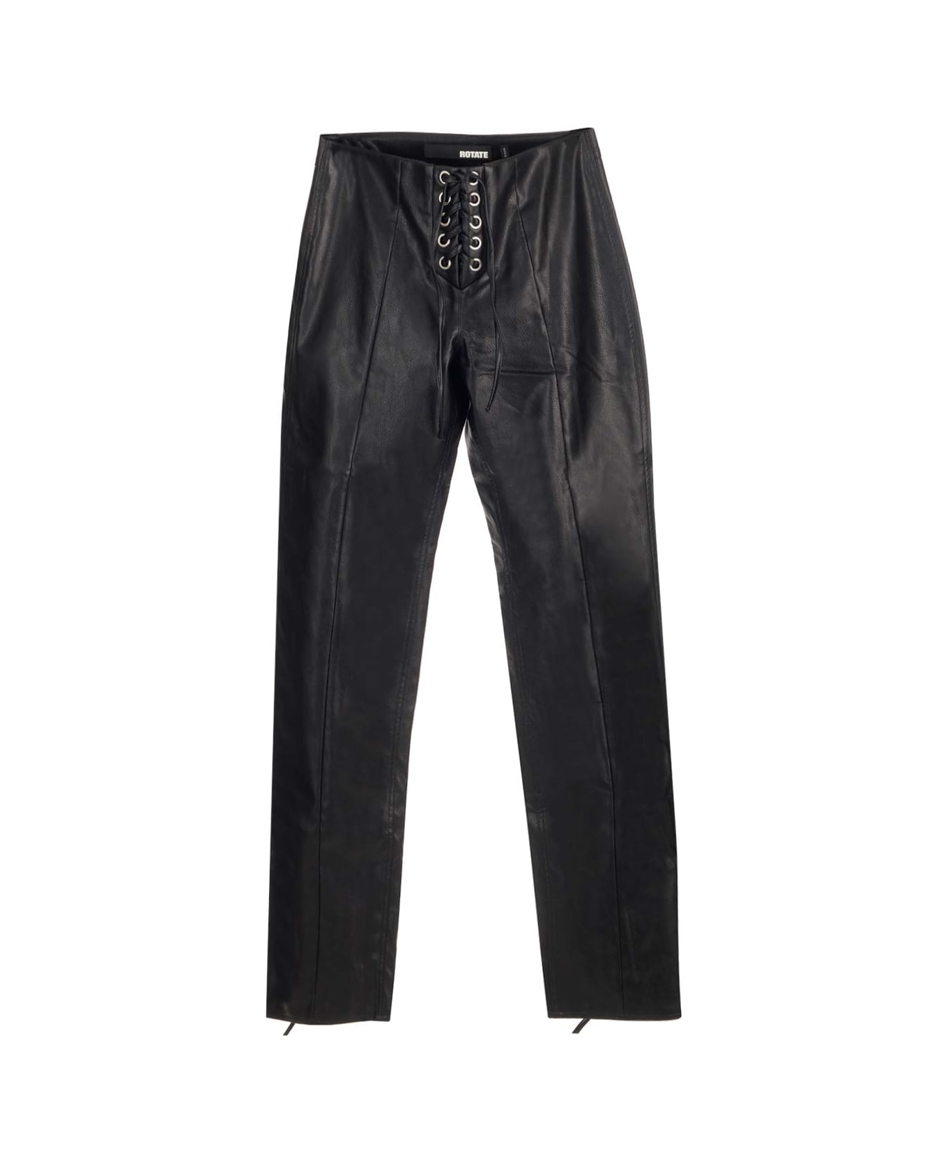 Rotate by Birger Christensen Leather Trousers - Black