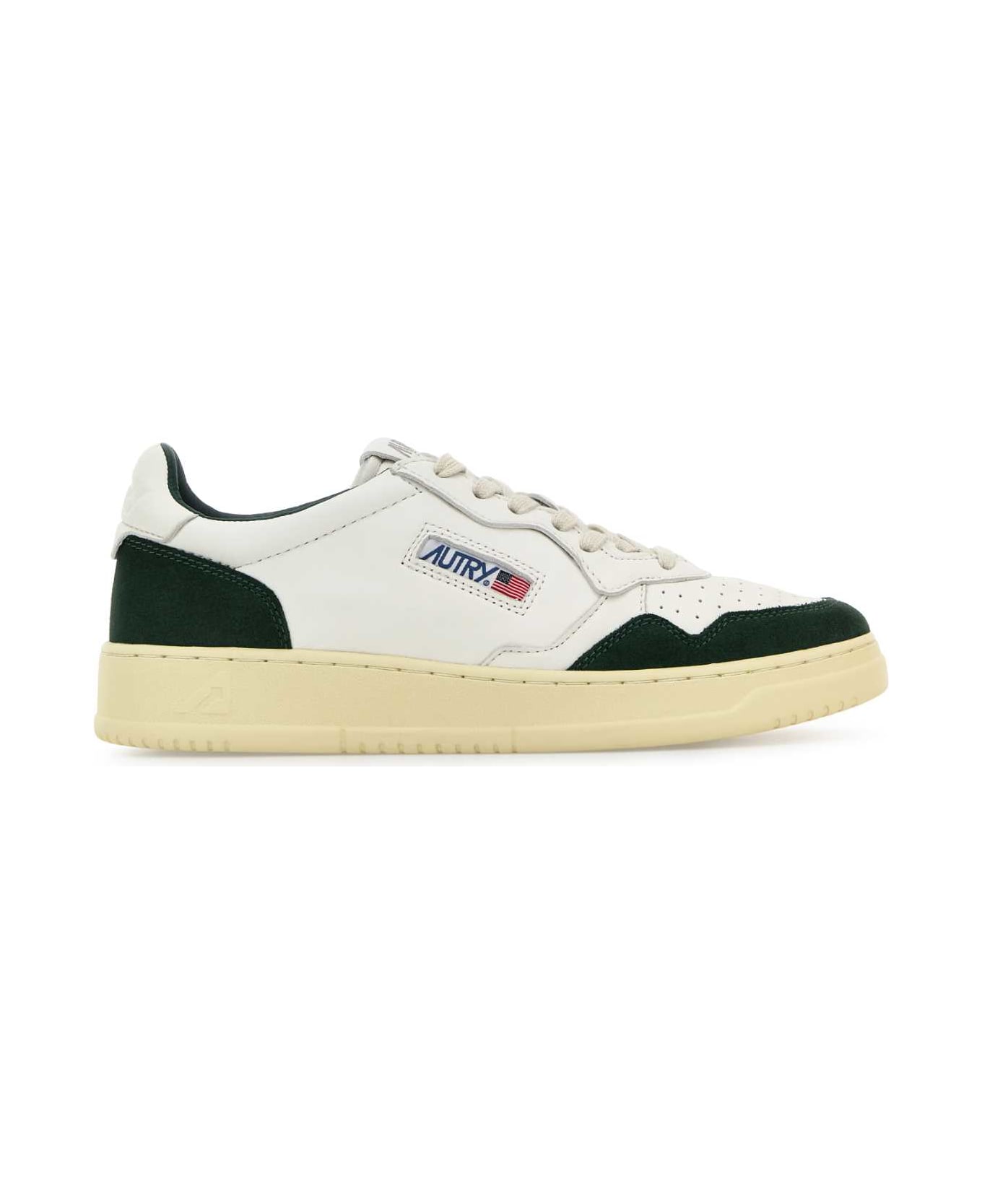 Autry Two-tone Leather Medalist Sneakers - GS42
