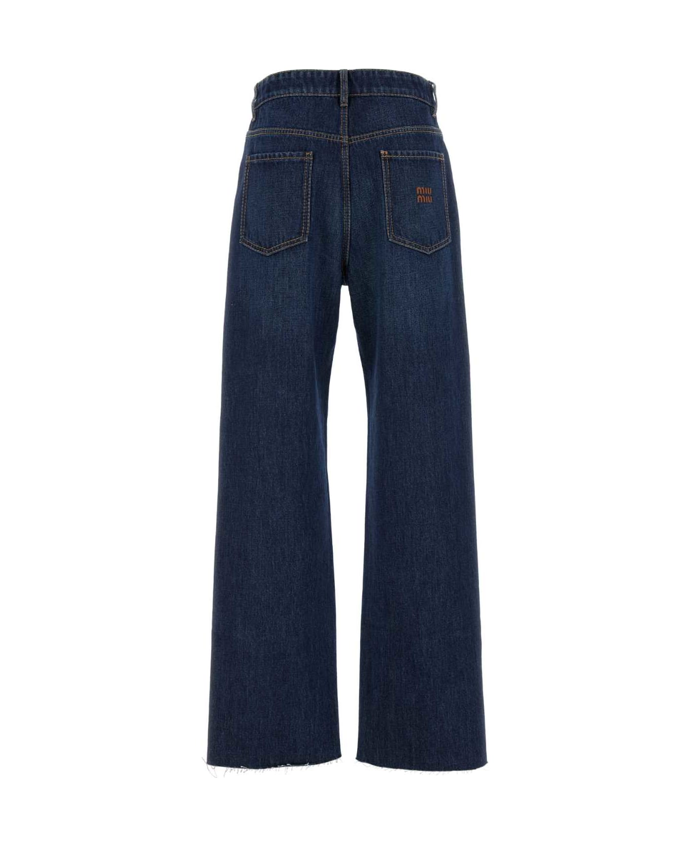 Miu Miu Denim Jeans - BLEU