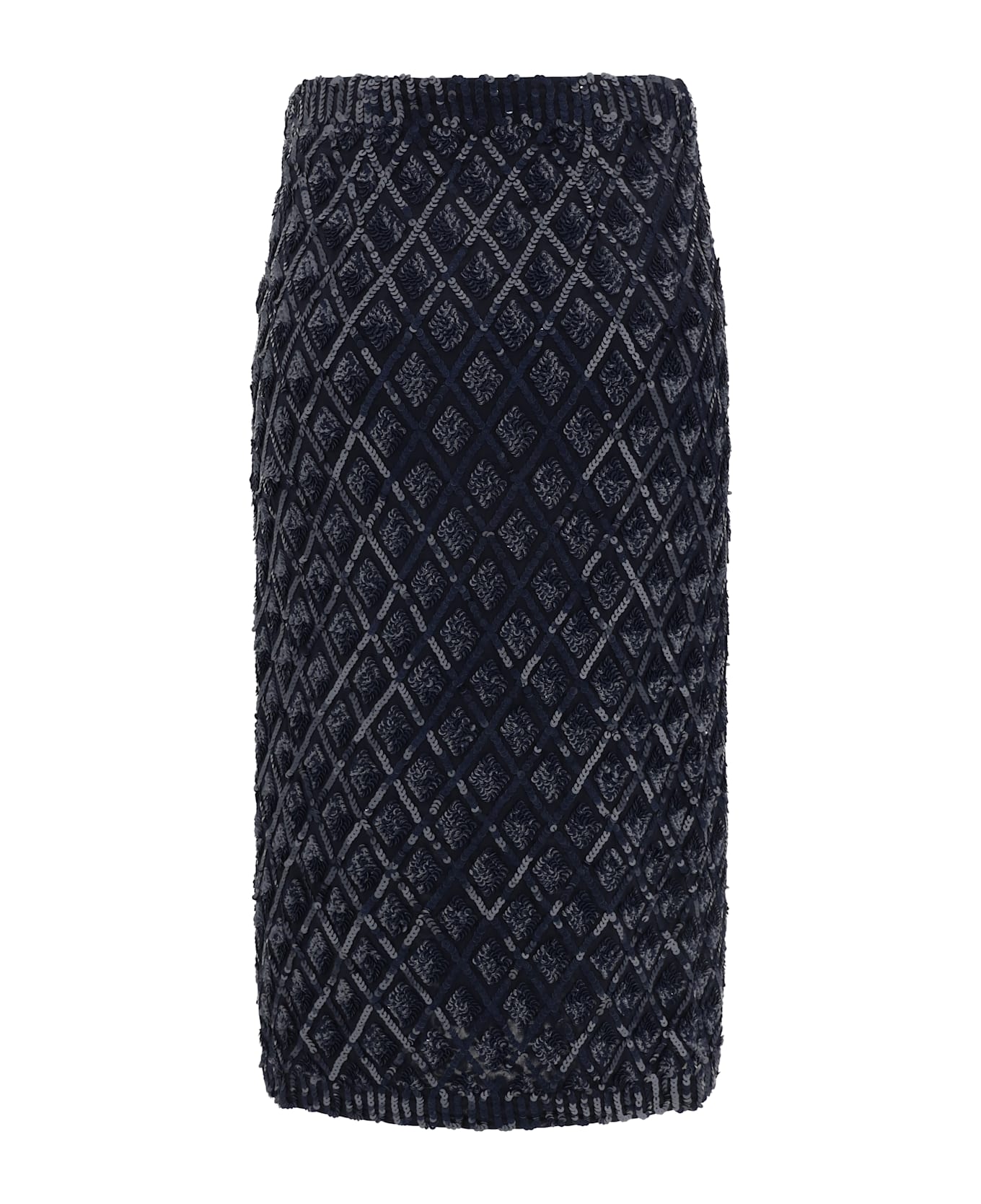 Parosh Sequined Midi Skirt