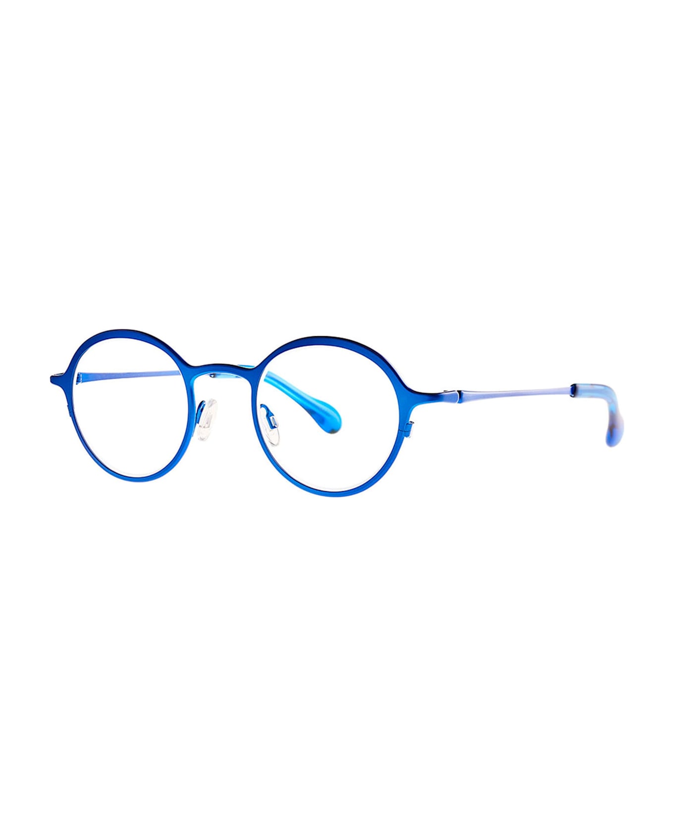 Theo Eyewear Gallium - 601 Electric Blue Rx Glasses - blue