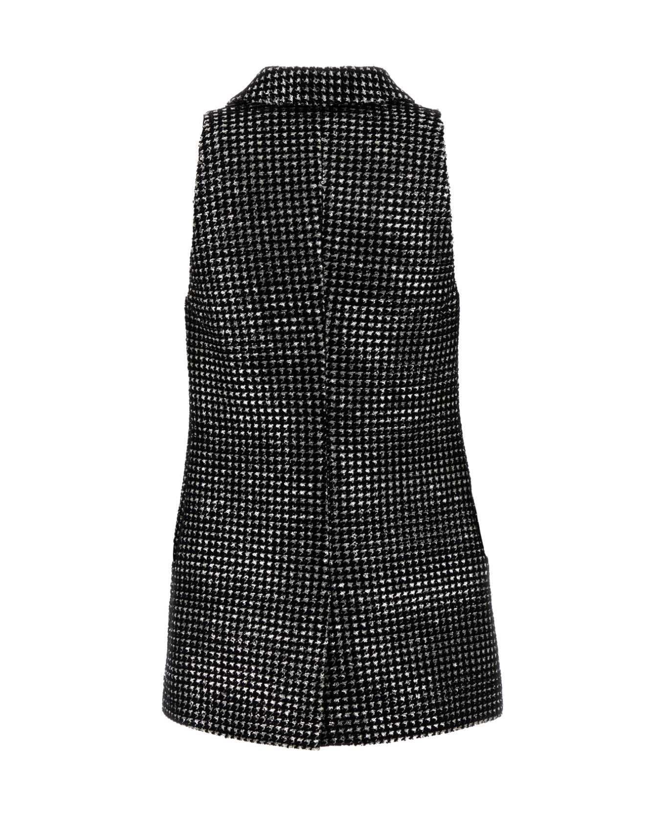 Giorgio Armani Houndstooth Vest - MULTINERO