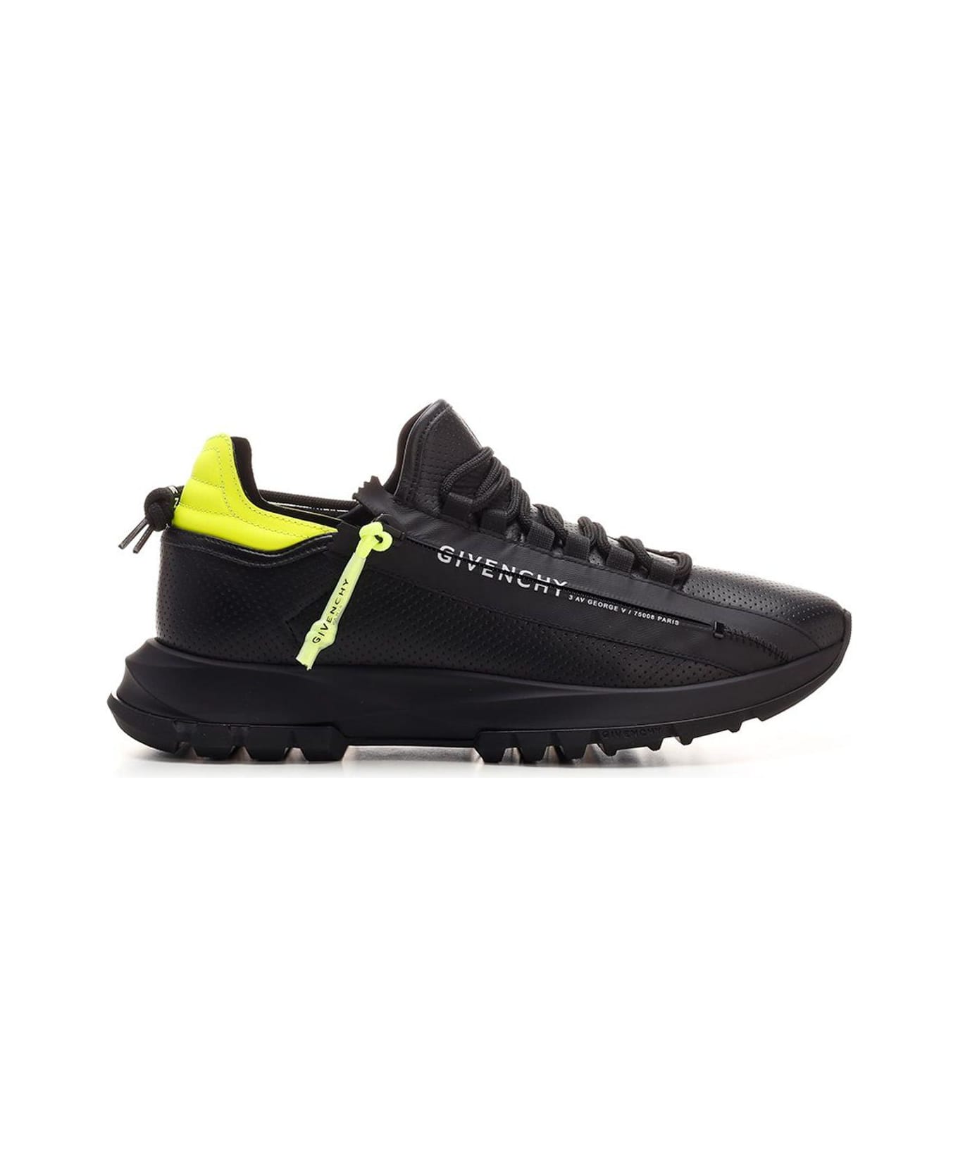 Givenchy Spectre Lace-up Sneakers - Black/yellow