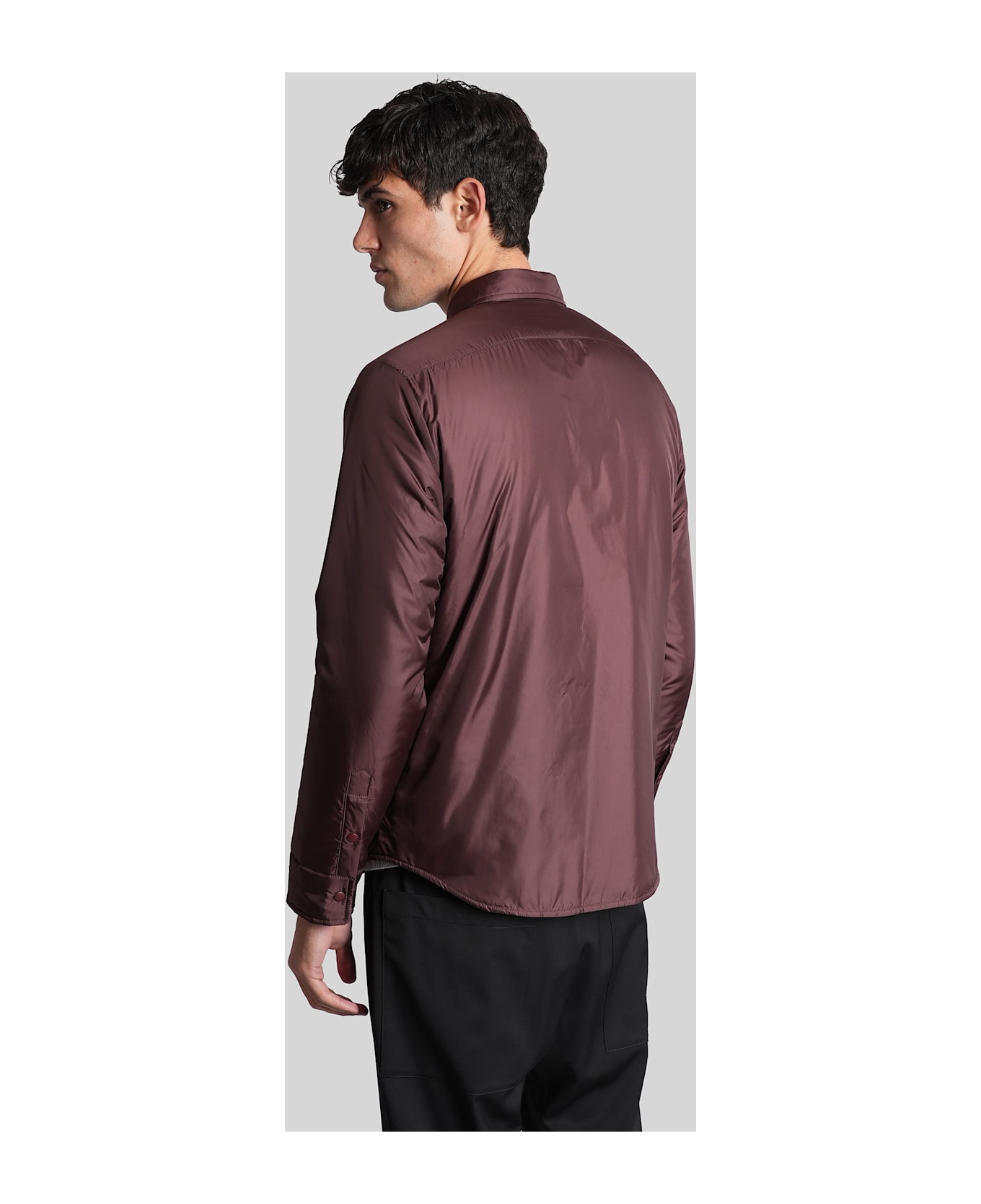 Aspesi Re-shirt Casual Jacket In Bordeaux Polyamide - bordeaux