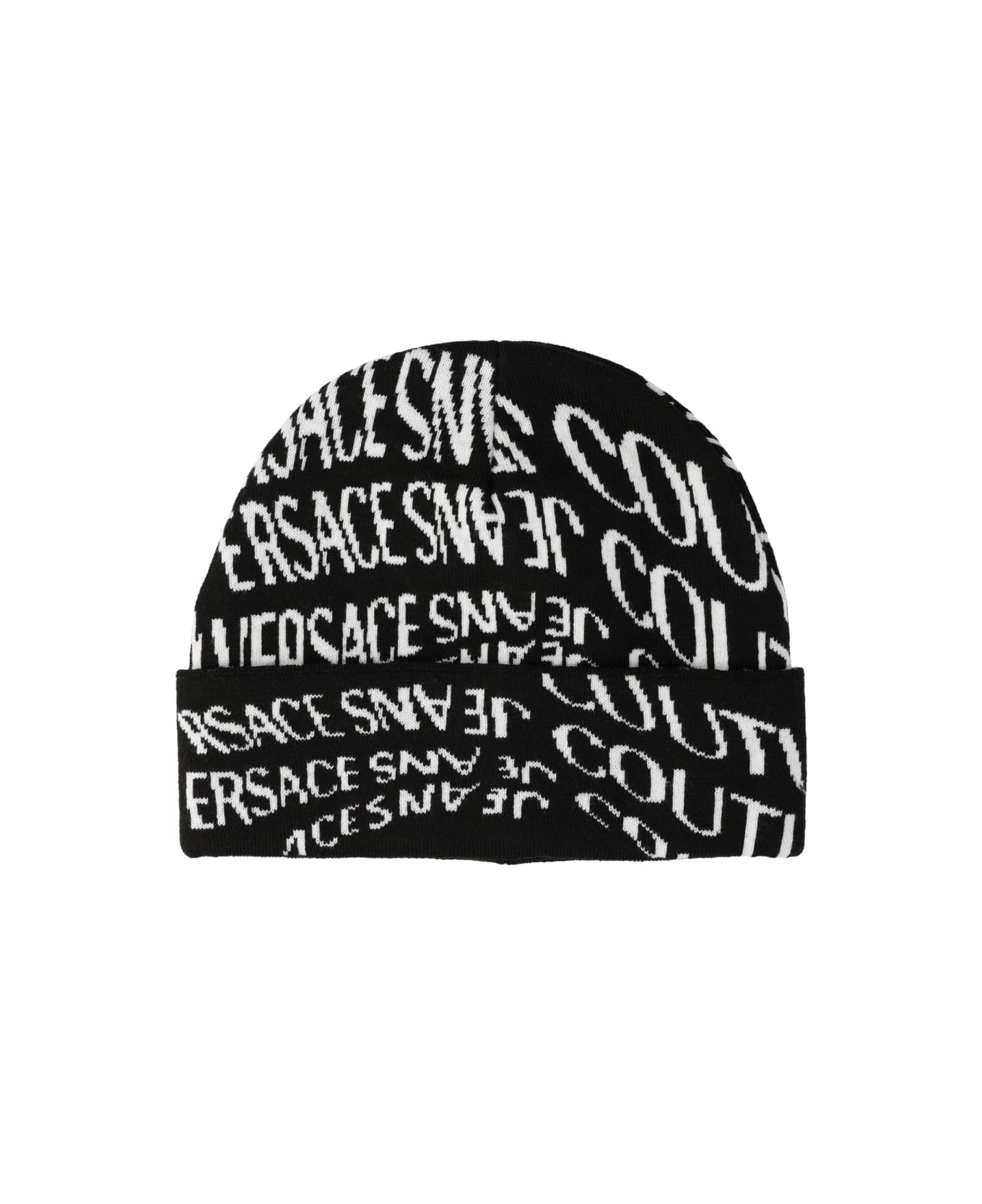 Versace Jeans Couture "liquify Logomania" Cap - BLACK