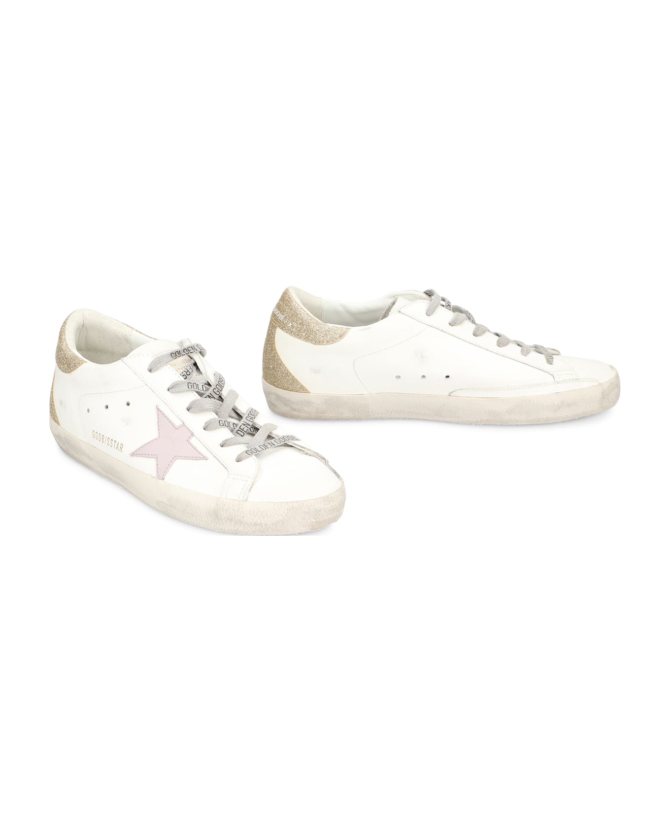 Golden Goose Super-star Leather Low-top Sneakers - WHITE