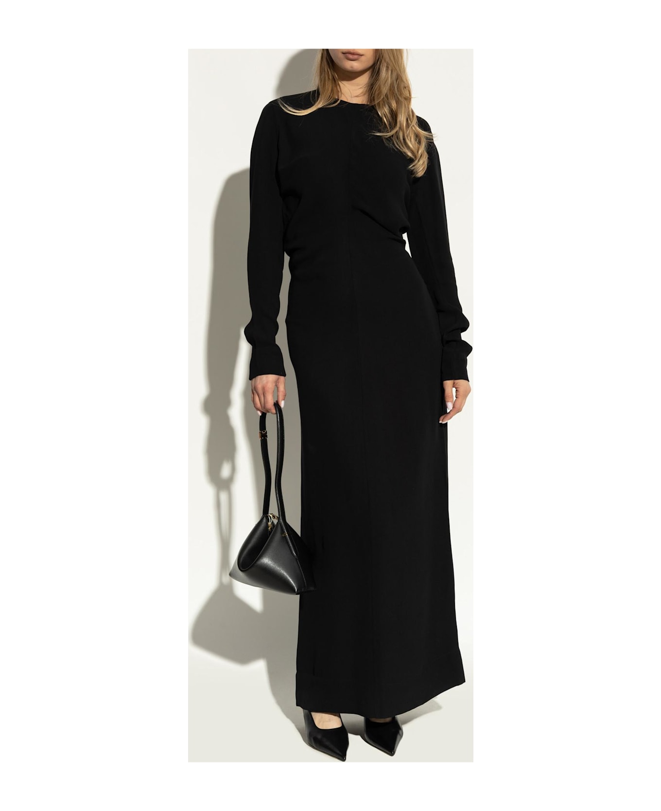 Totême Toteme Leather Heeled Shoes - Black