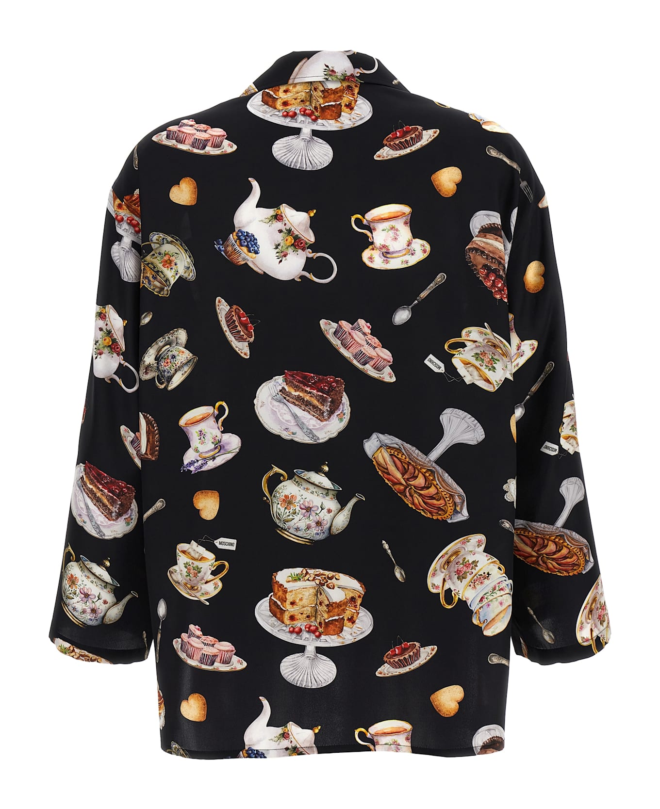 Moschino 
tea Time
 Print Shirt - Multicolor