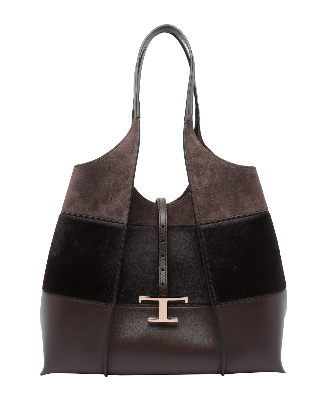 Tod
s Medium T Timeless Handbag - Brown