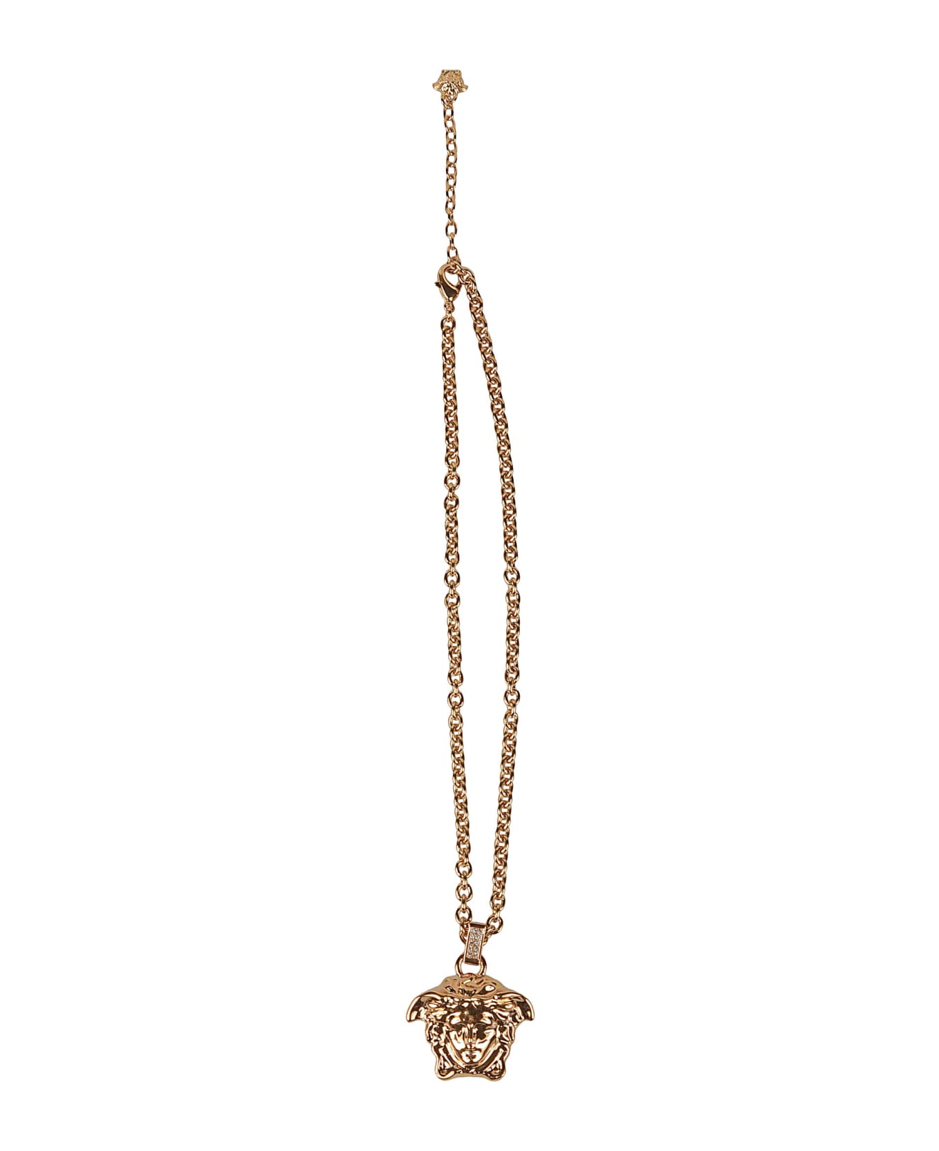 Versace Medusa Pendant Chain Necklace - Gold